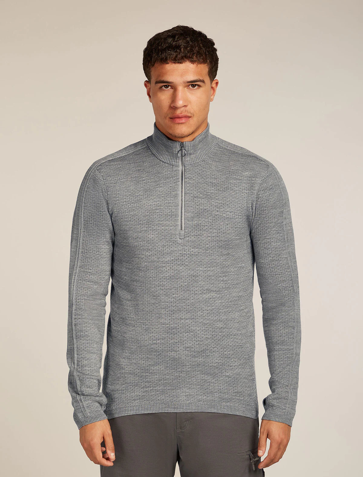 Icebreaker Mens Merino Icebreaker Anniversary Original Long Sleeve Half Zip