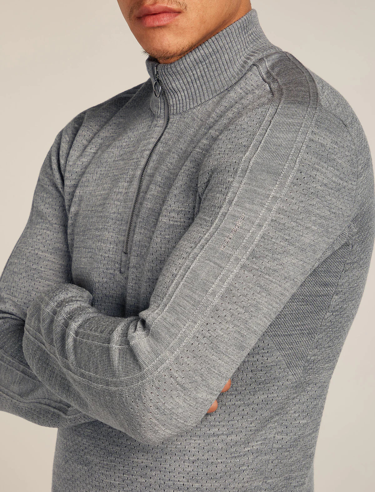 Icebreaker Mens Merino Icebreaker Anniversary Original Long Sleeve Half Zip