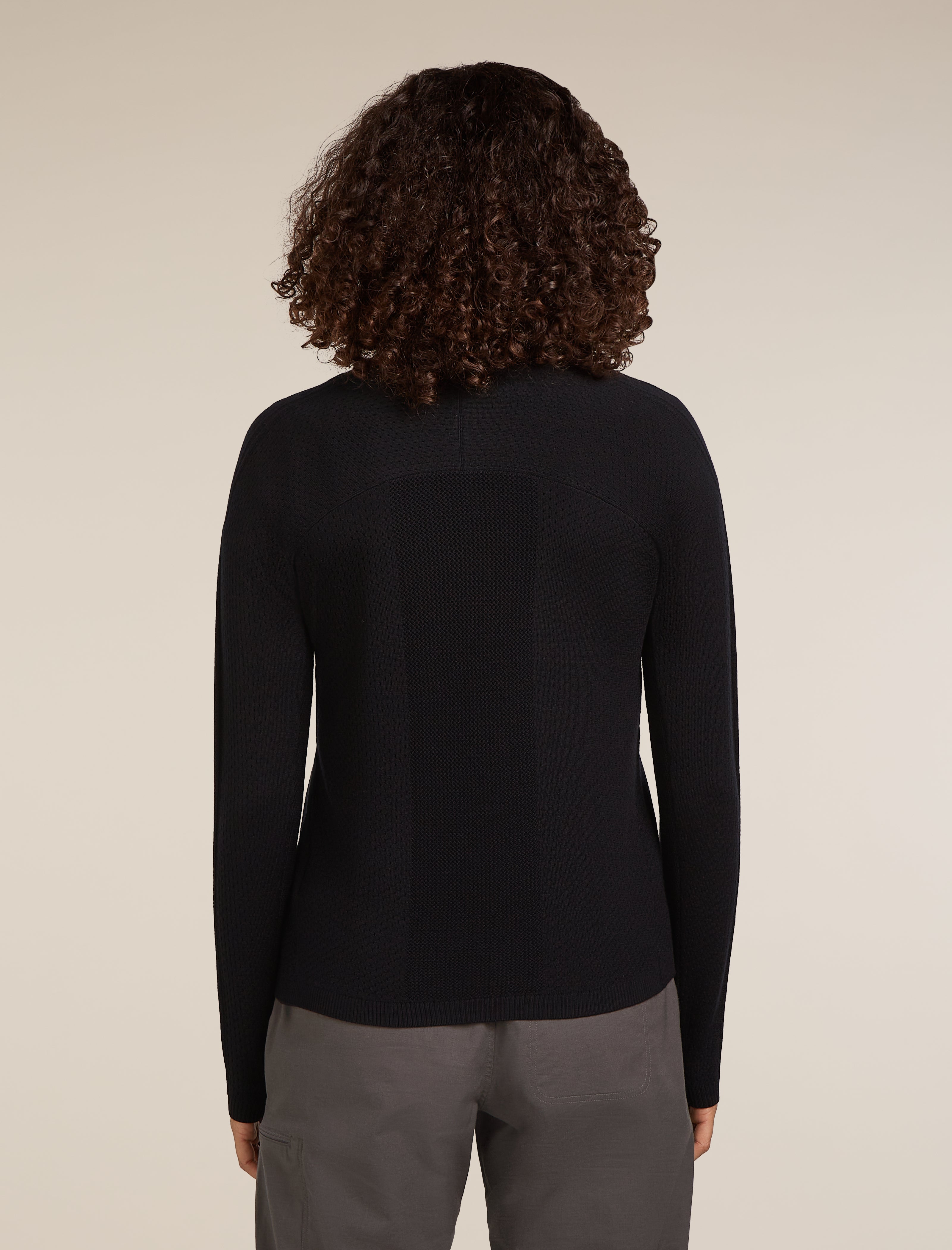 Icebreaker Womens Merino Icebreaker Anniversary Original Long Sleeve Half Zip