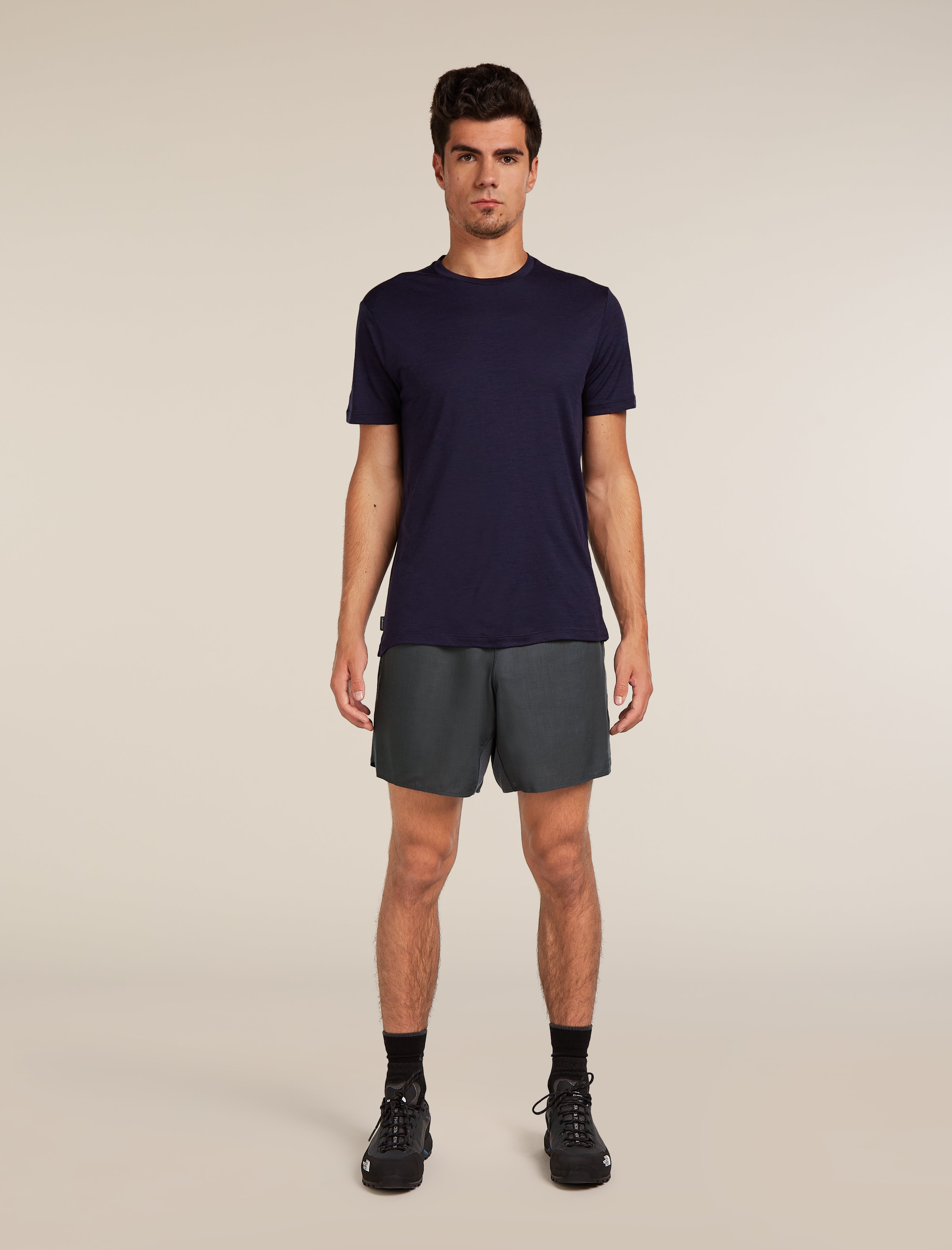 Icebreaker Mens Merino Blend 125 Cool-Lite Active 7in Shorts