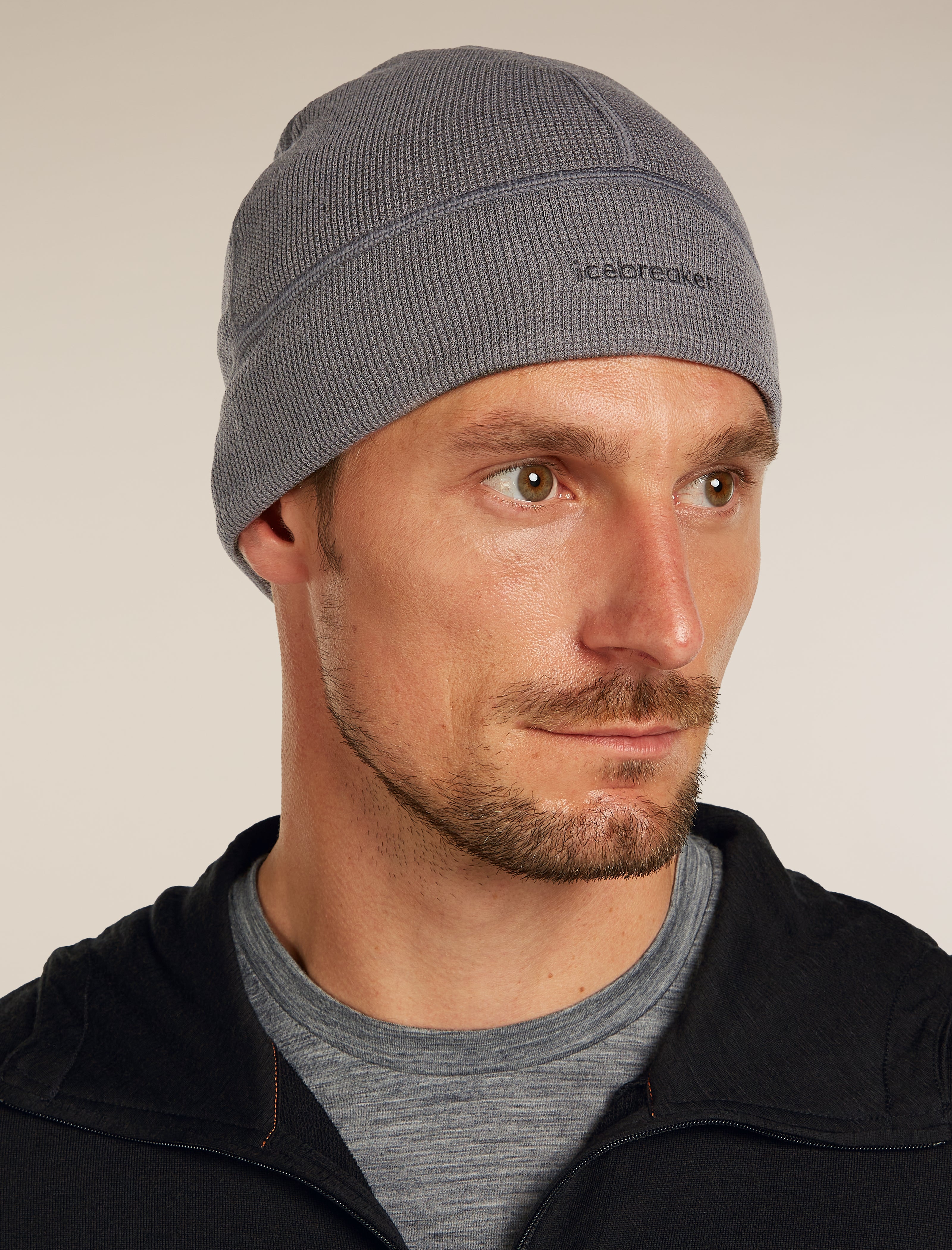 Icebreaker Unisex Merino 260 Waffle Knit Wander Reversible Beanie