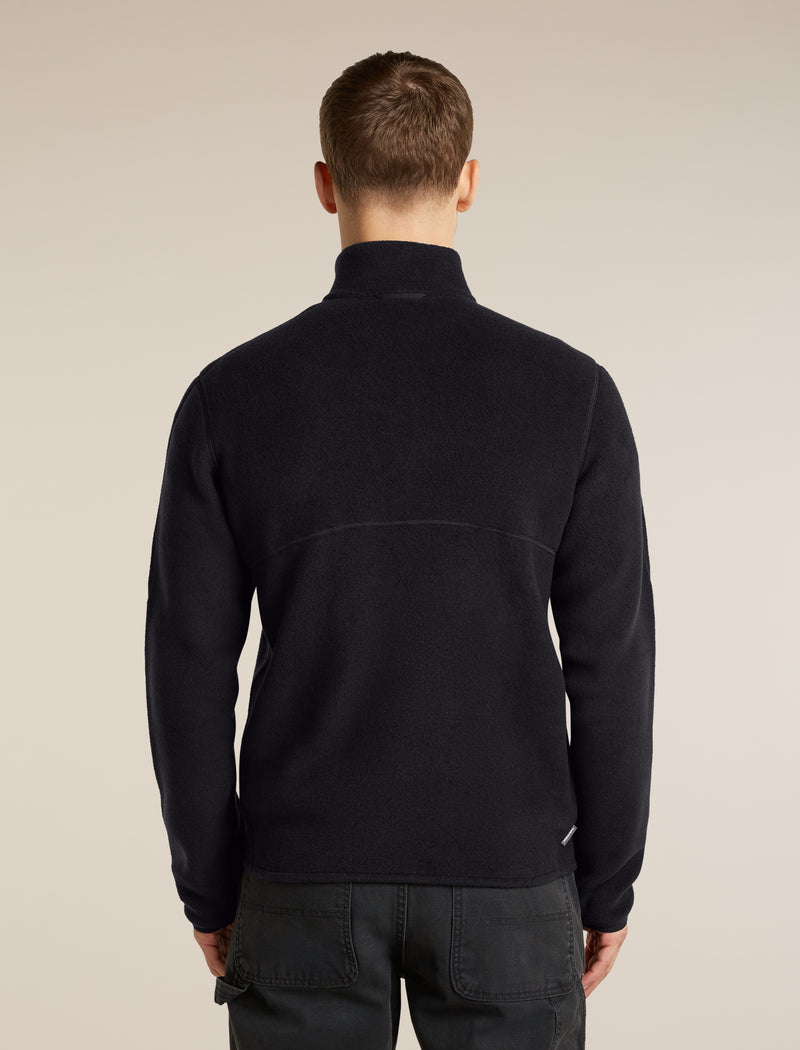 Icebreaker Mens Merino Blend 800 RealFleece Classic Pile LS Zip