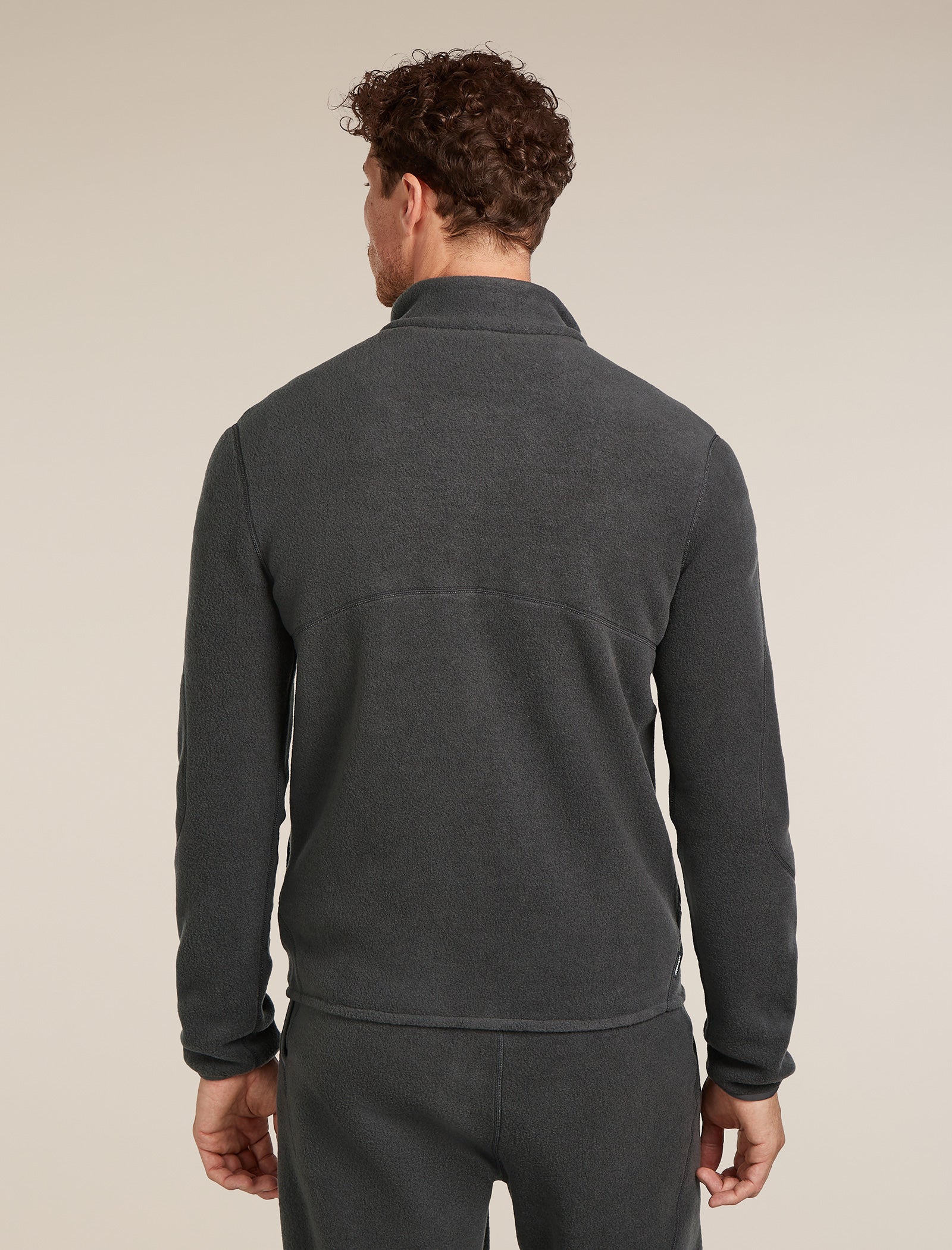 Icebreaker Mens Merino Blend 800 RealFleece Classic Pile LS Zip