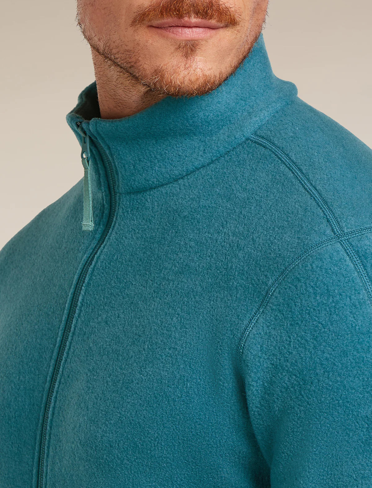 Icebreaker Mens Merino Blend 800 RealFleece Classic Pile LS Zip