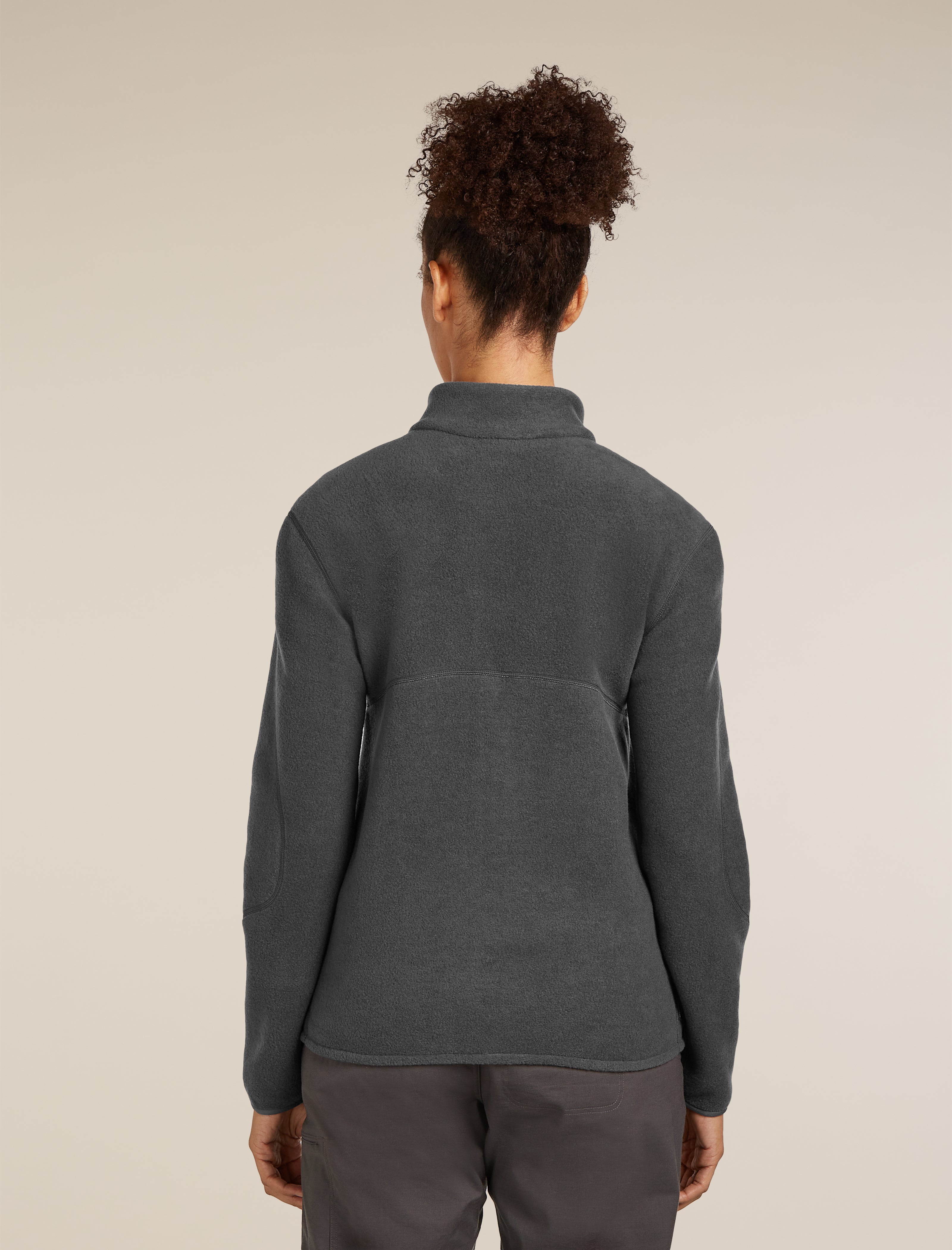 Icebreaker Womens Merino Blend 800 RealFleece Classic Pile LS Zip
