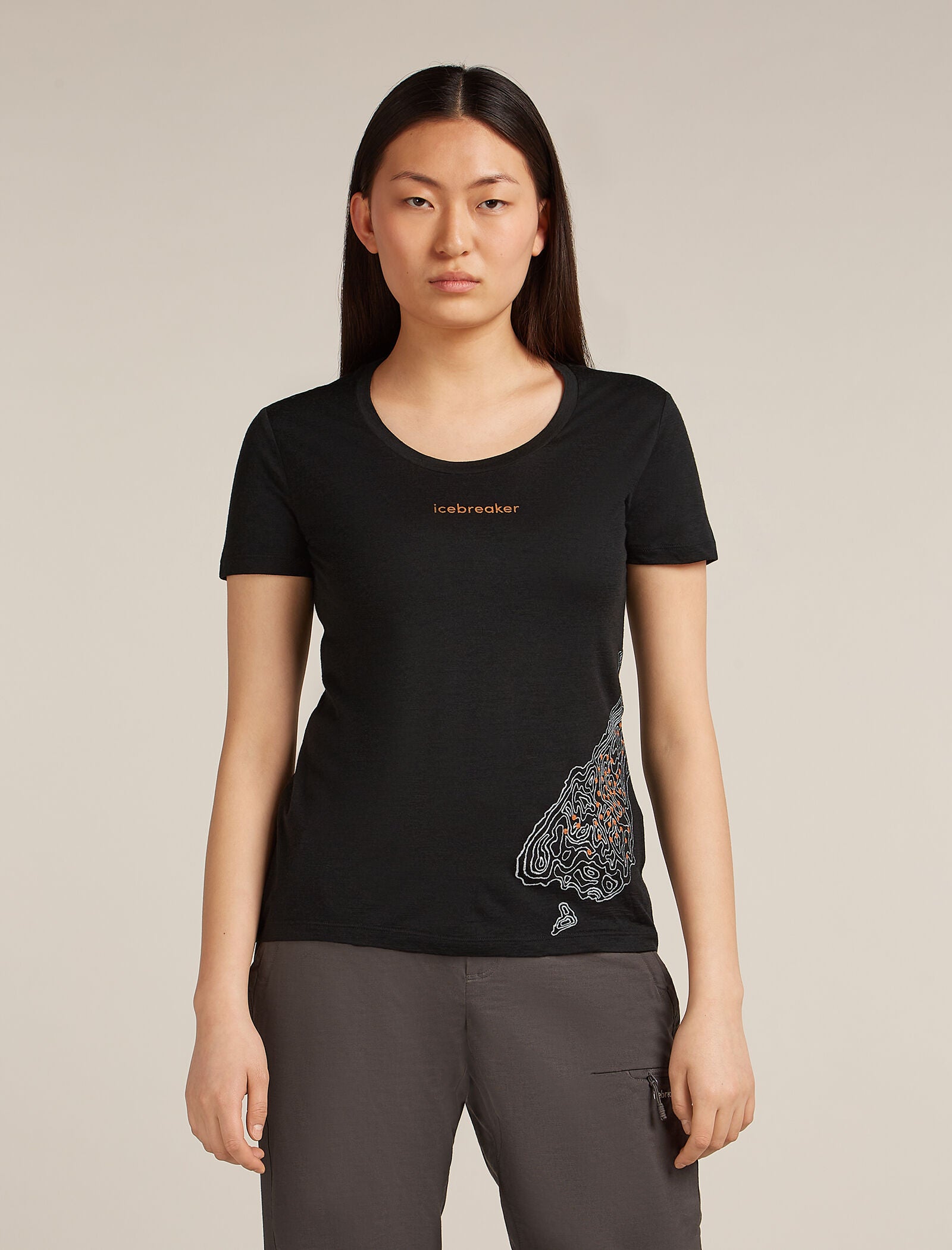 Icebreaker Womens Merino 150 Tech Lite SS Scoop Tee 30th Anniversary