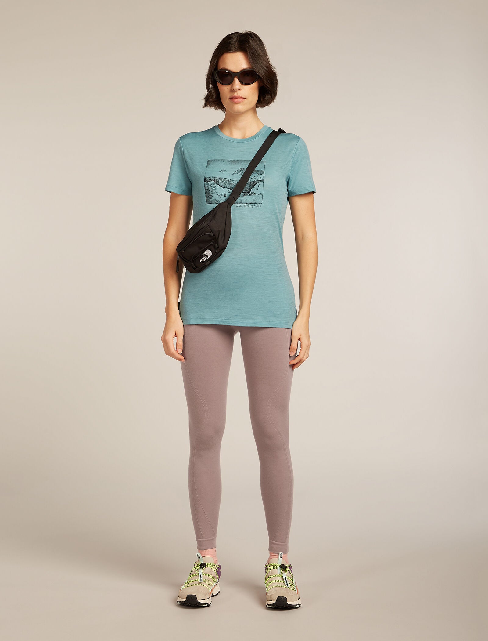 Icebreaker Womens Merino 150 Tech Lite SS Tee Terrain