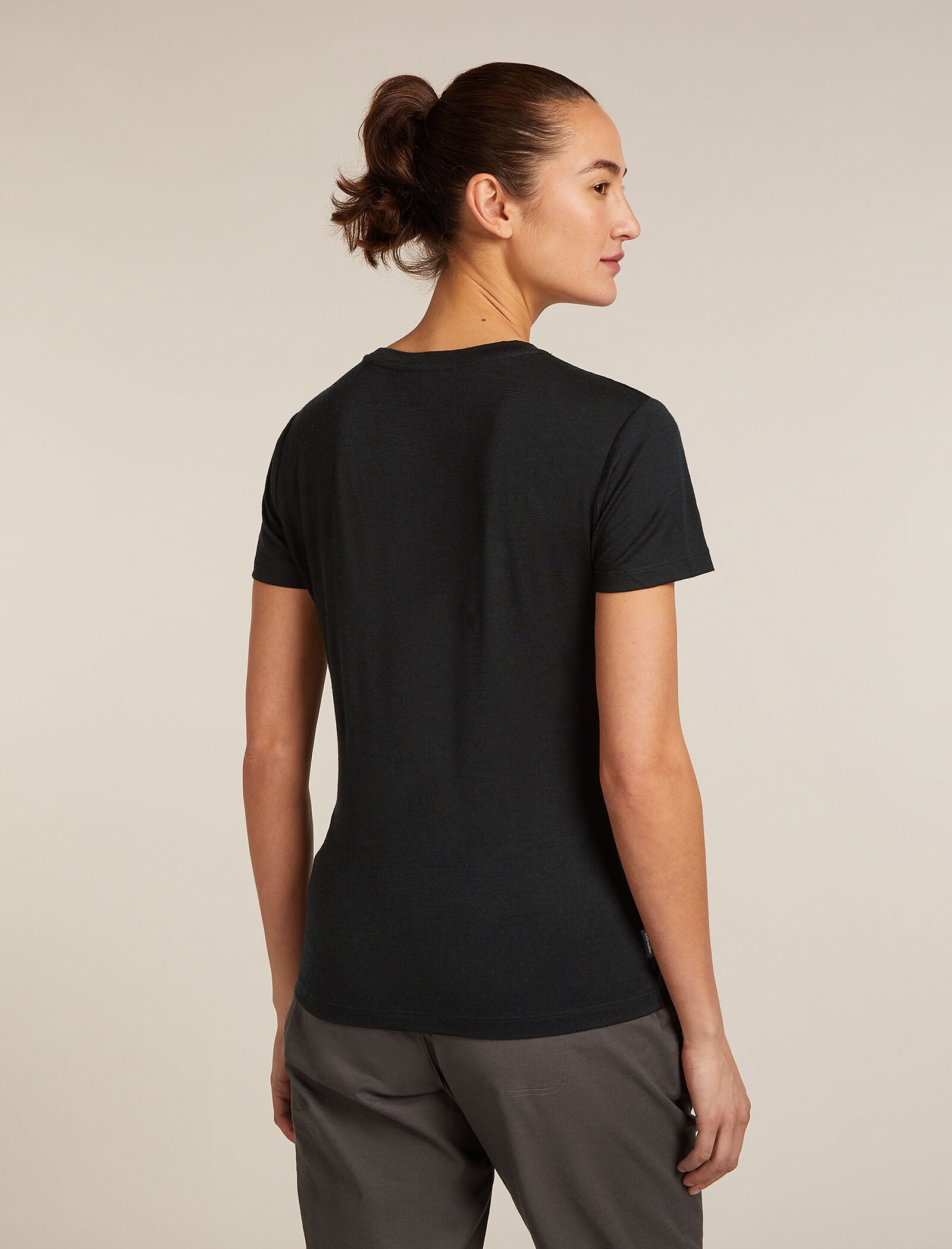 Icebreaker Womens Merino 150 Tech Lite SS Tee IB Wordmark