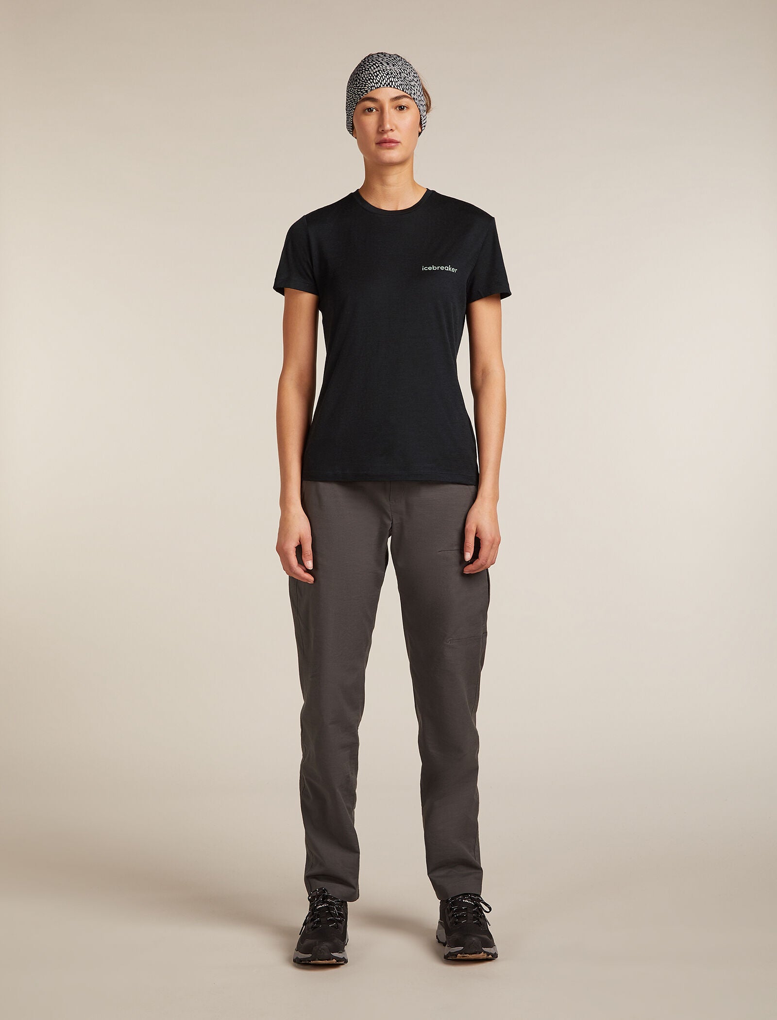 Icebreaker Womens Merino 150 Tech Lite SS Tee IB Wordmark