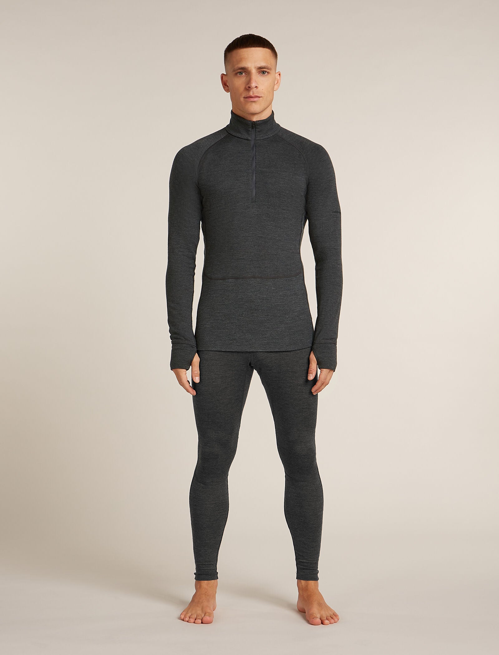 Icebreaker Mens Merino 260 ZoneKnit LS Half Zip