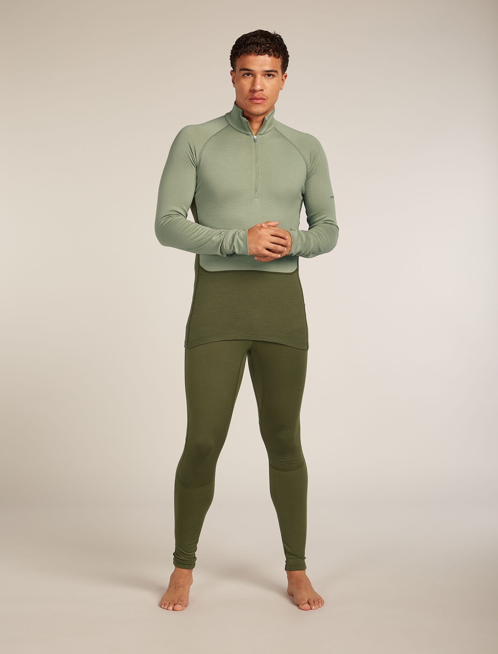 Icebreaker Mens Merino 260 ZoneKnit LS Half Zip