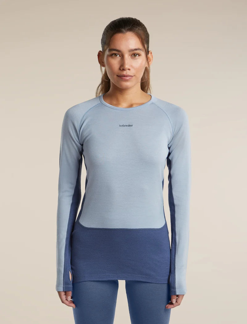 Icebreaker Womens Merino 260 ZoneKnit LS Crewe