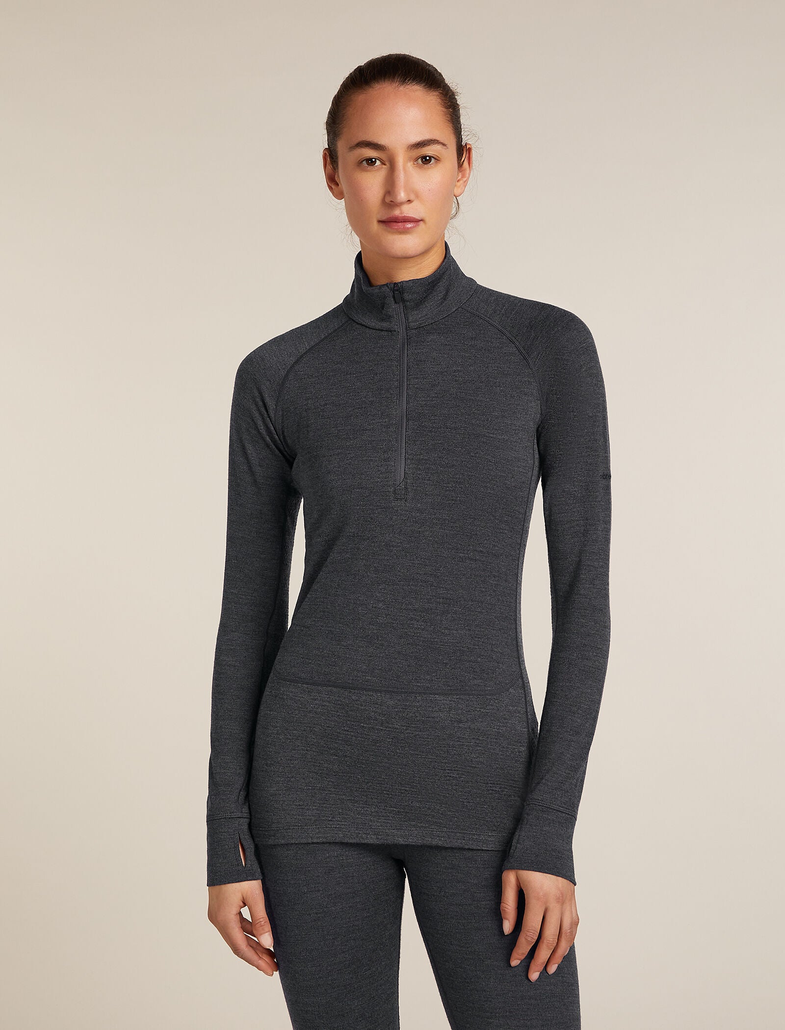 Icebreaker Womens Merino 260 ZoneKnit LS Half Zip