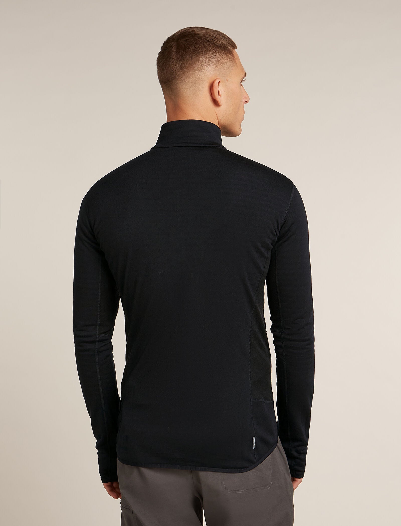 Icebreaker Mens Merino Blend 300 RealFleece Descender LS Zip
