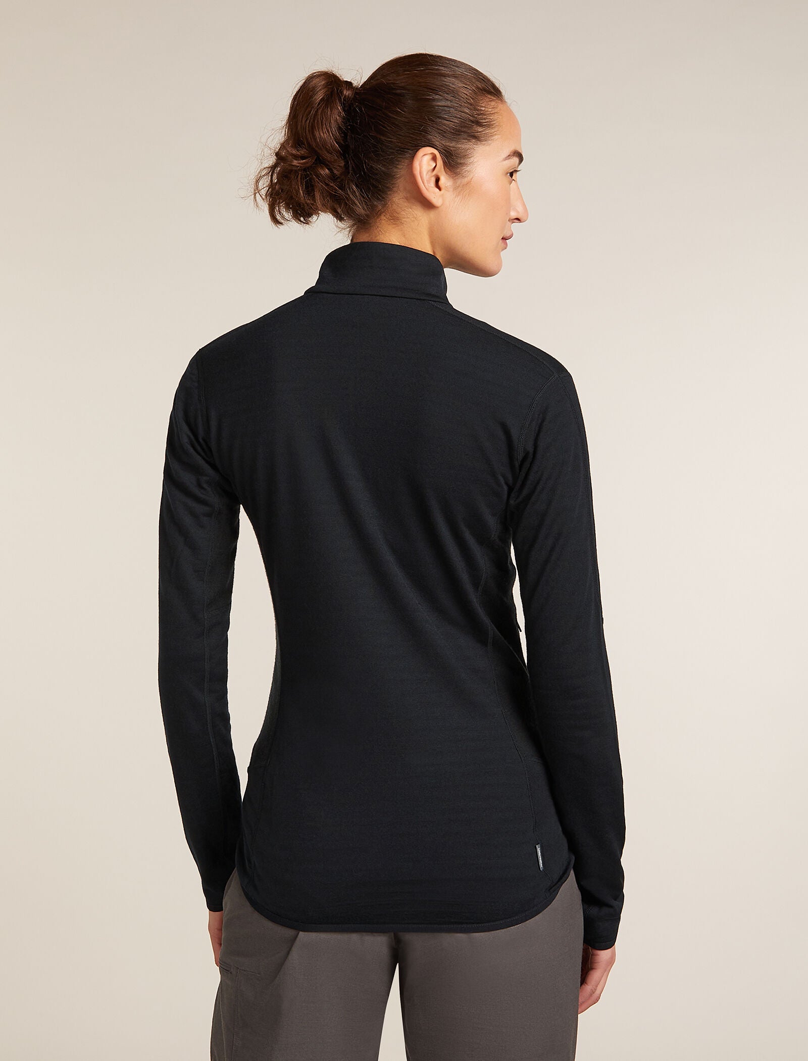 Icebreaker Womens Merino Blend 300 RealFleece Descender LS Zip