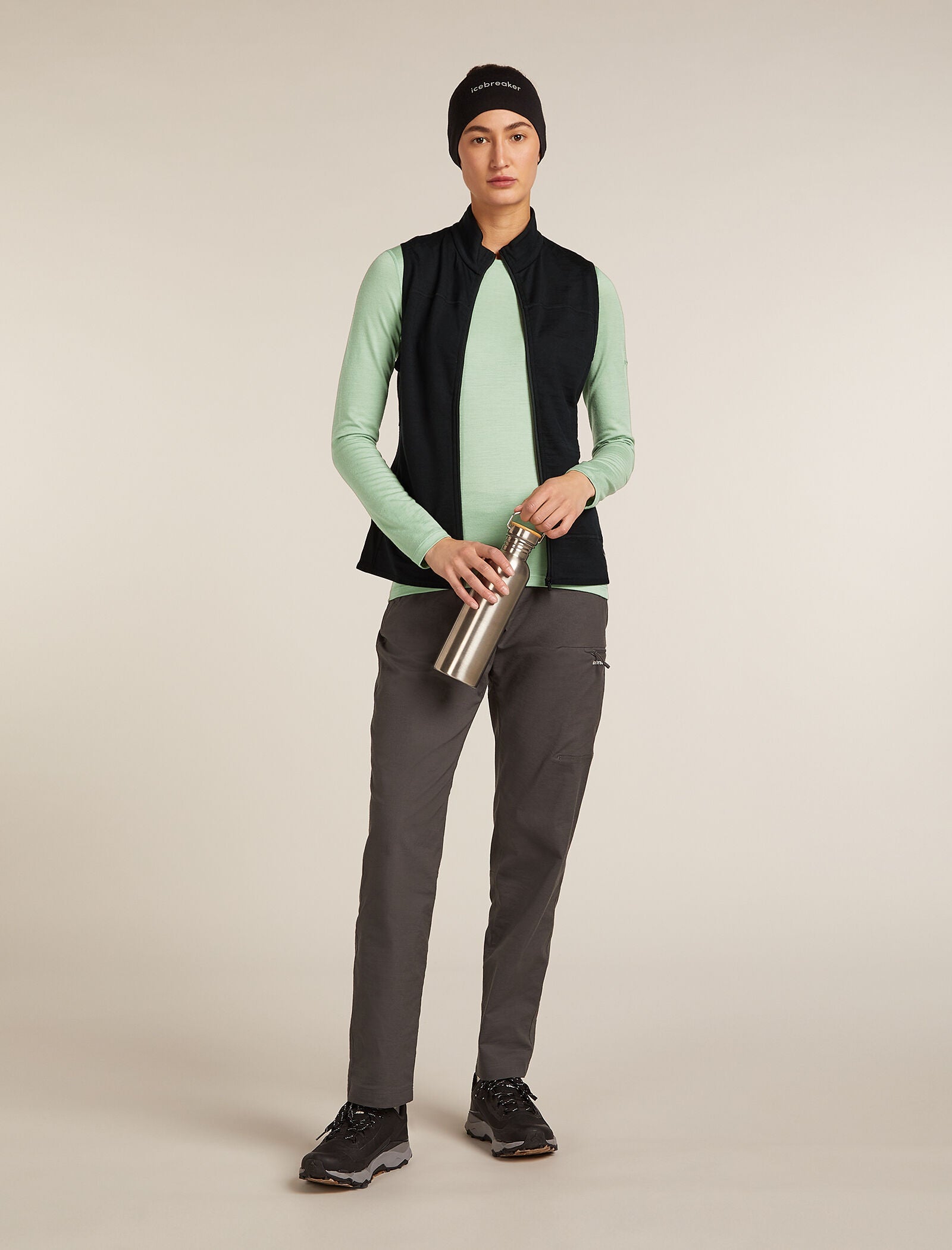 Icebreaker Womens Merino Blend 300 RealFleece Descender Vest