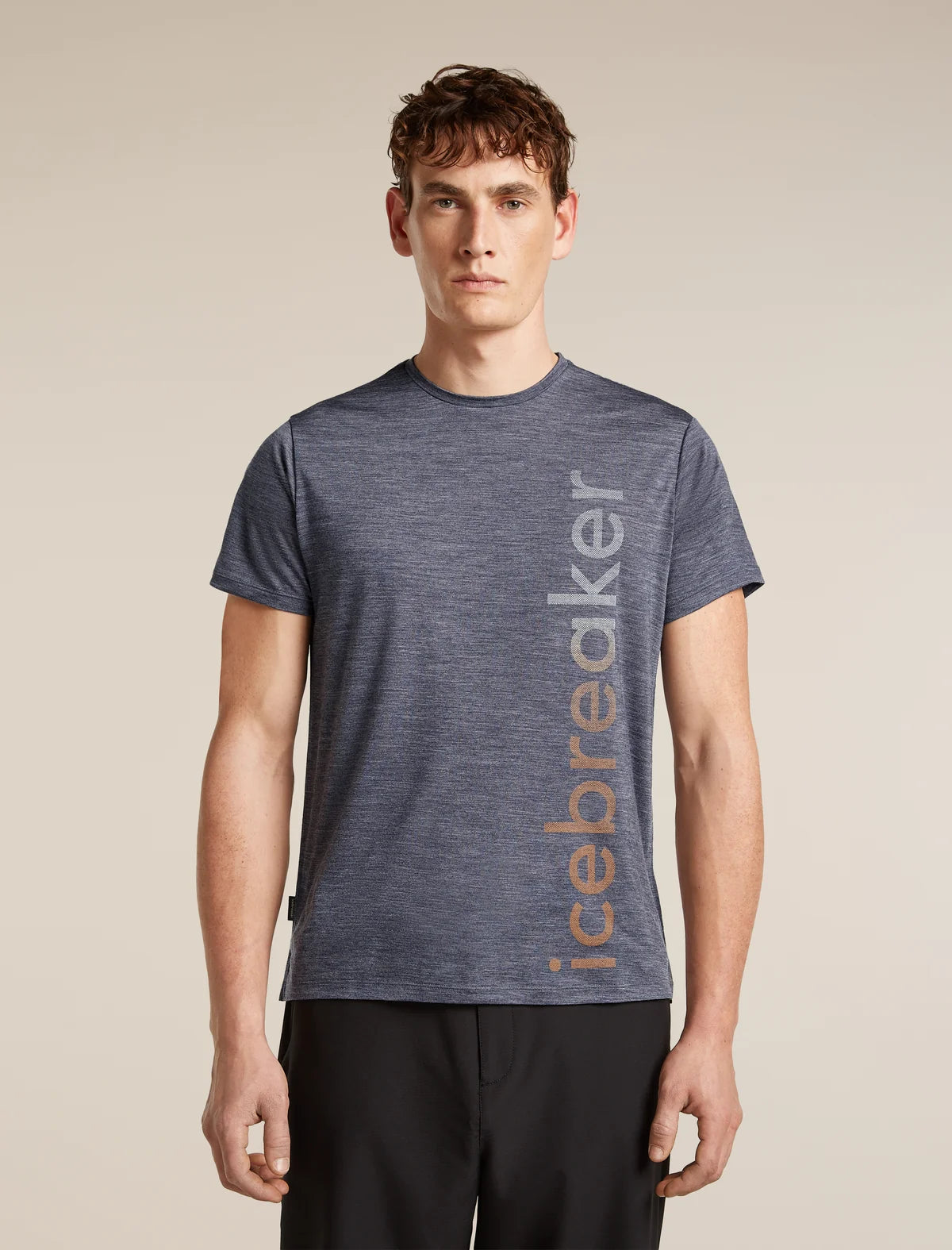 Icebreaker Mens Merino Blend 125 Cool-Lite Sphere SS Tee IB Vertical