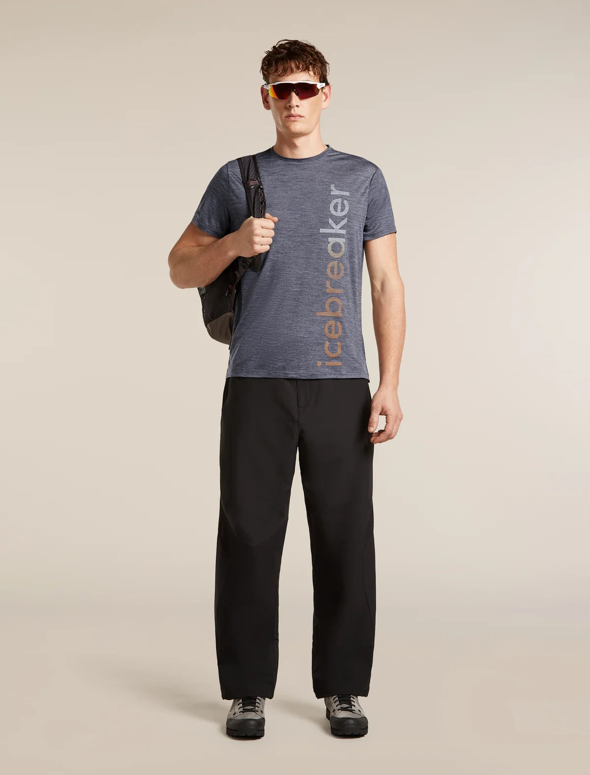 Icebreaker Mens Merino Blend 125 Cool-Lite Sphere SS Tee IB Vertical