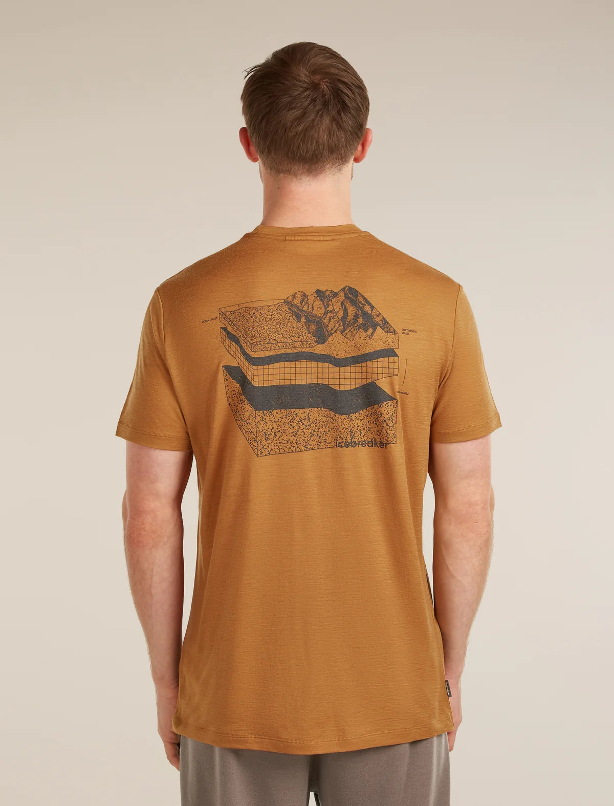 Icebreaker Mens Merino 150 Tech Lite SS Tee Evolving Layers
