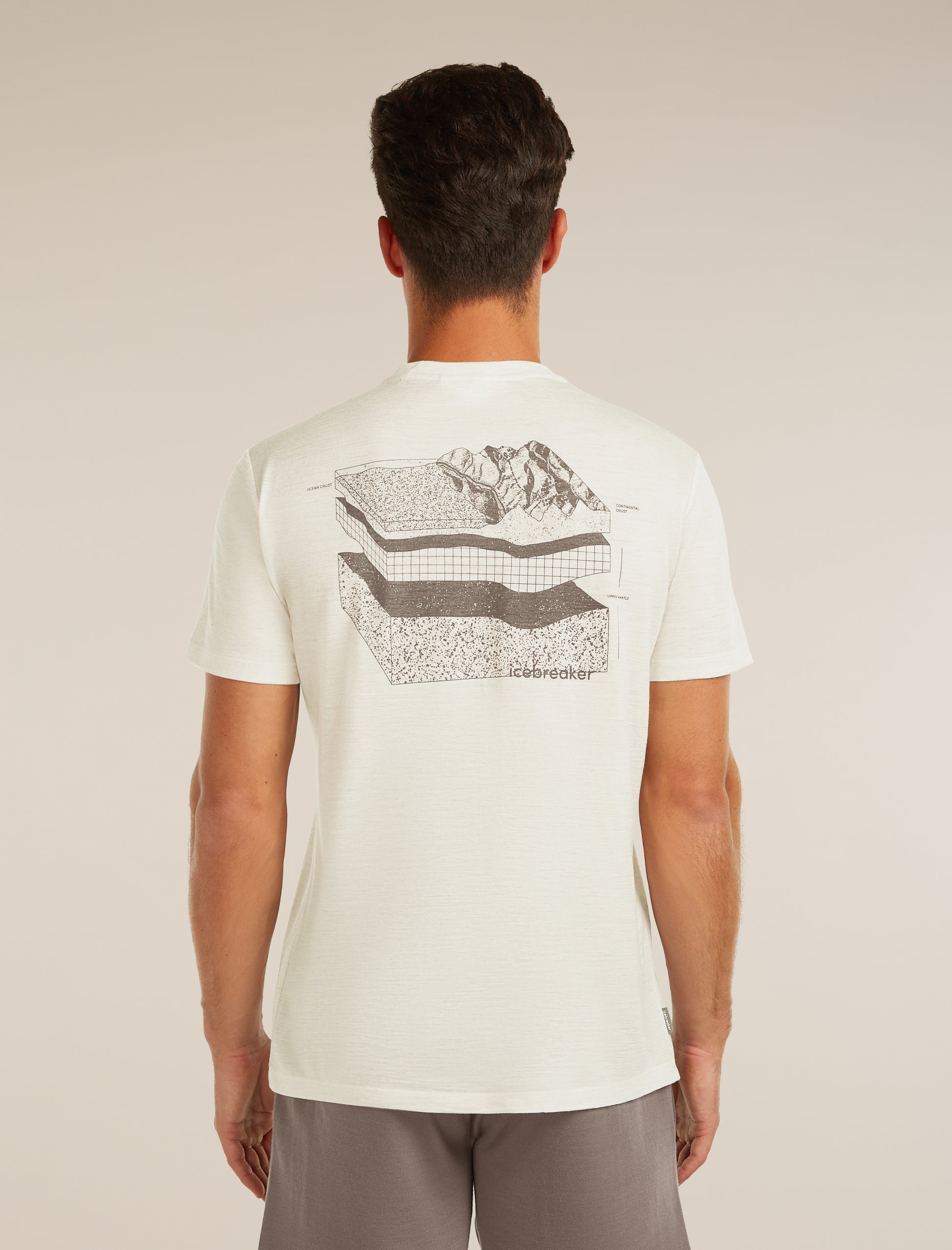 Icebreaker Mens Merino 150 Tech Lite SS Tee Evolving Layers