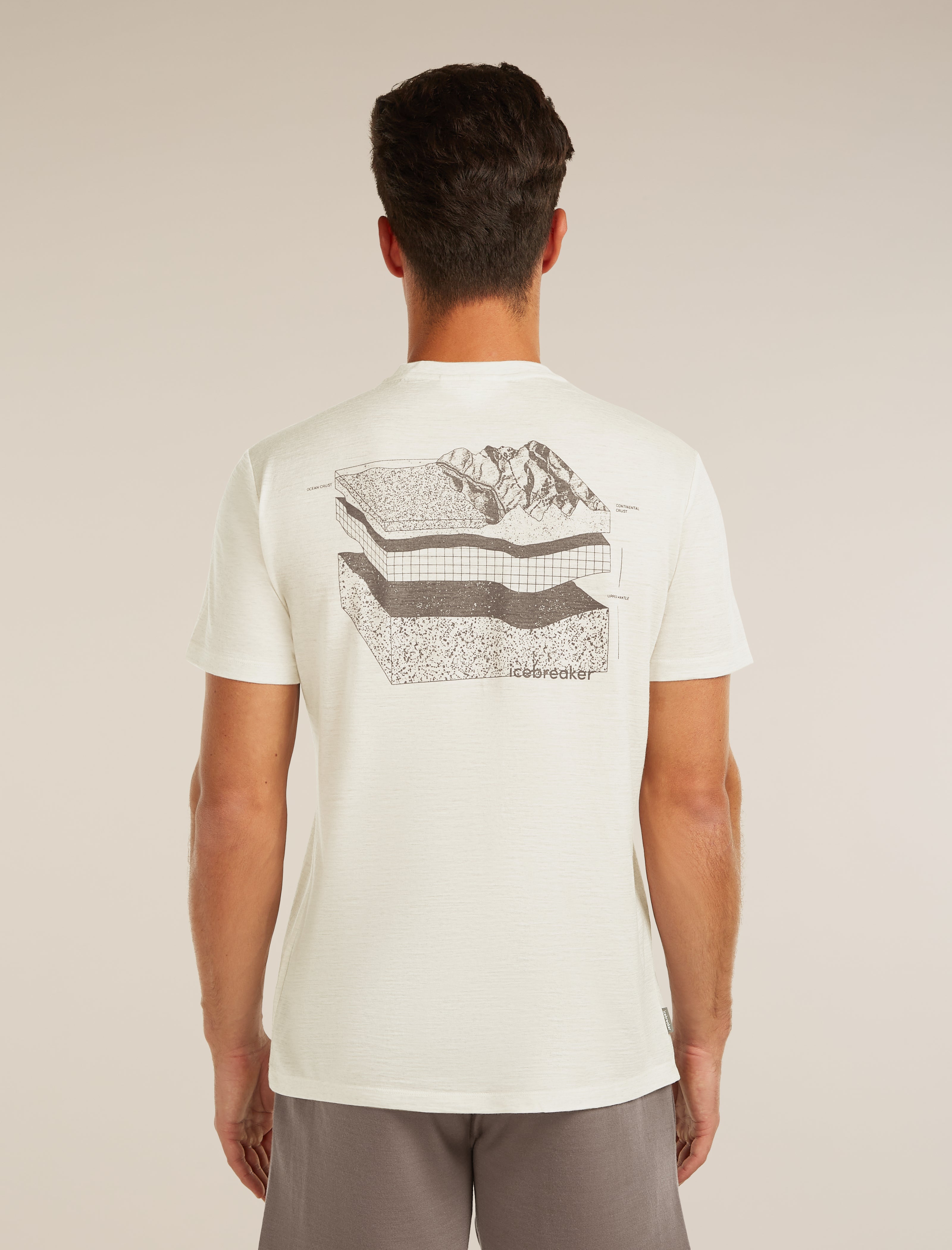 Icebreaker Mens Merino 150 Tech Lite SS Tee Evolving Layers