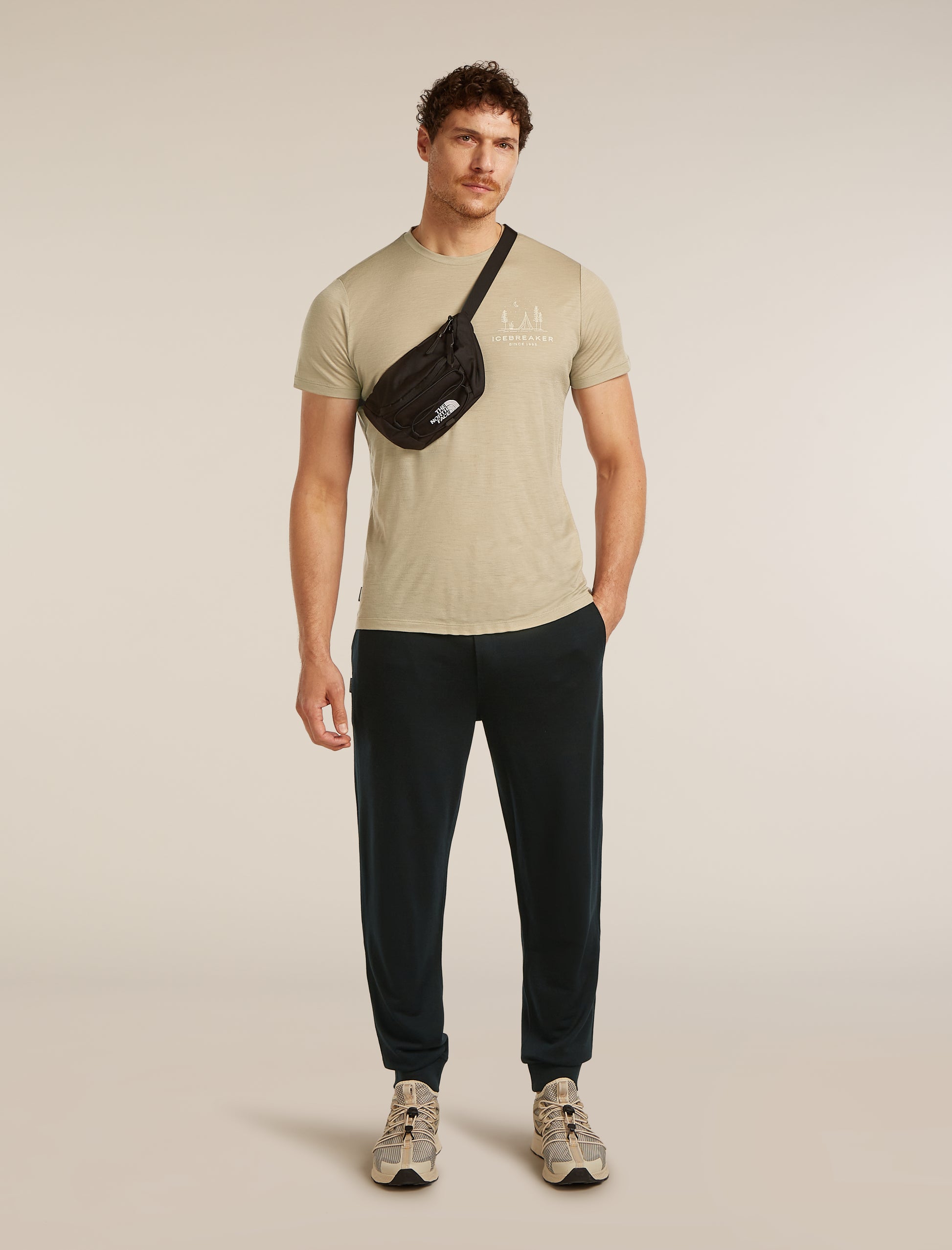 Icebreaker Mens Merino 150 Tech Lite SS Tee Peaceful Pass