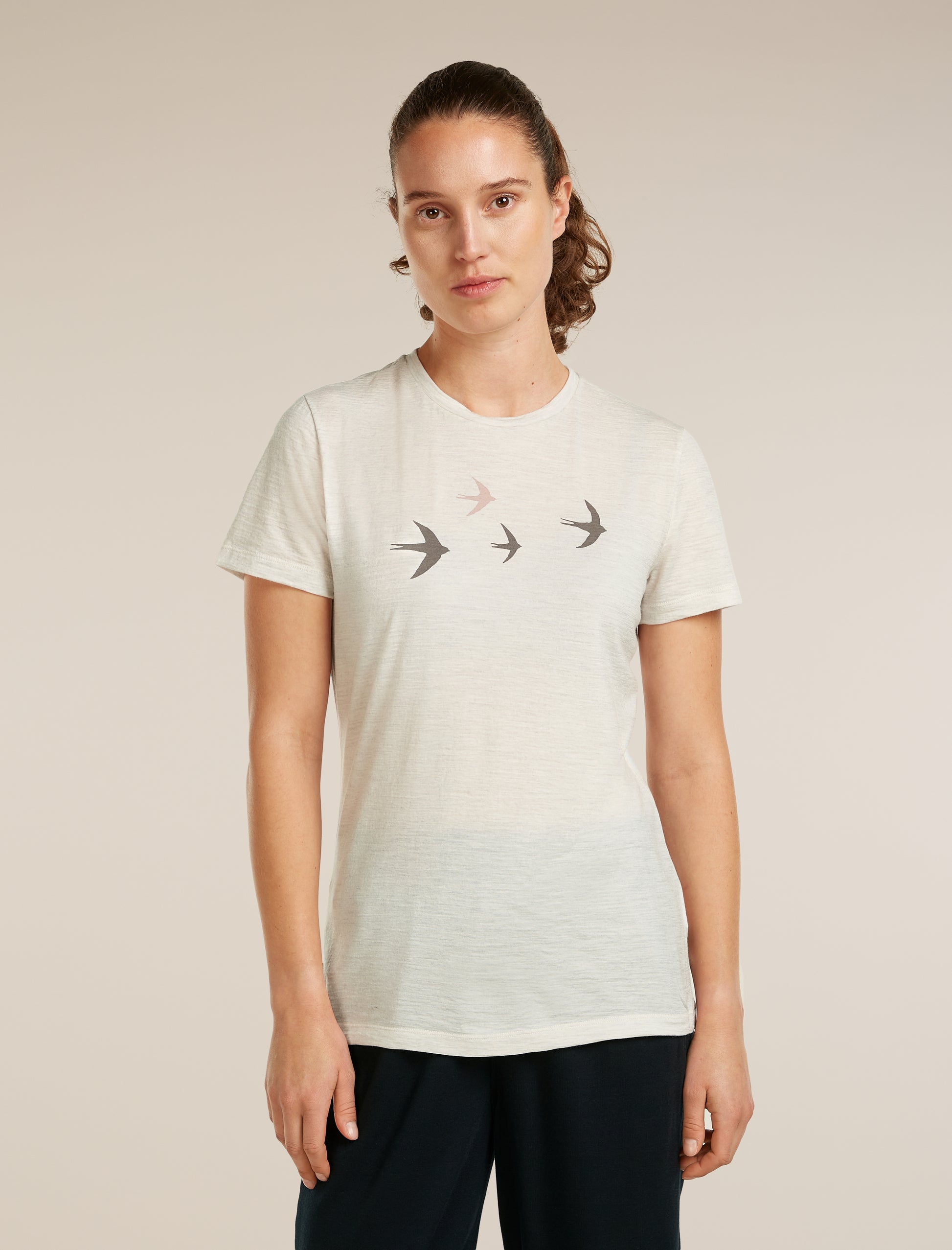 Icebreaker Womens Merino 150 Tech Lite SS Tee Bird Transit