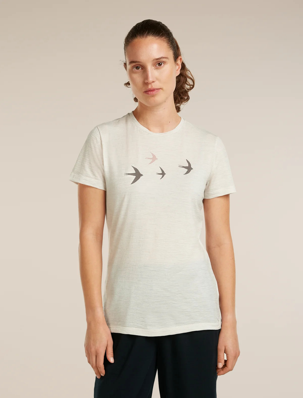 Icebreaker Womens Merino 150 Tech Lite SS Tee Bird Transit