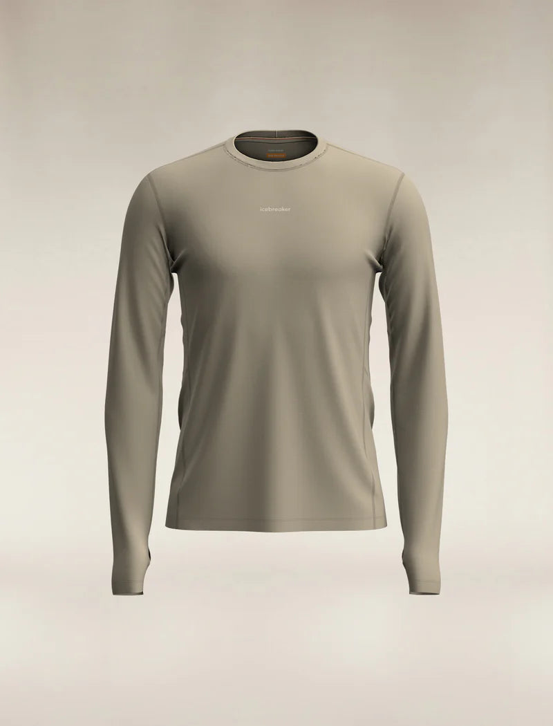 Icebreaker Mens 200 MerinoFine Ace LS Crewe Flagstone