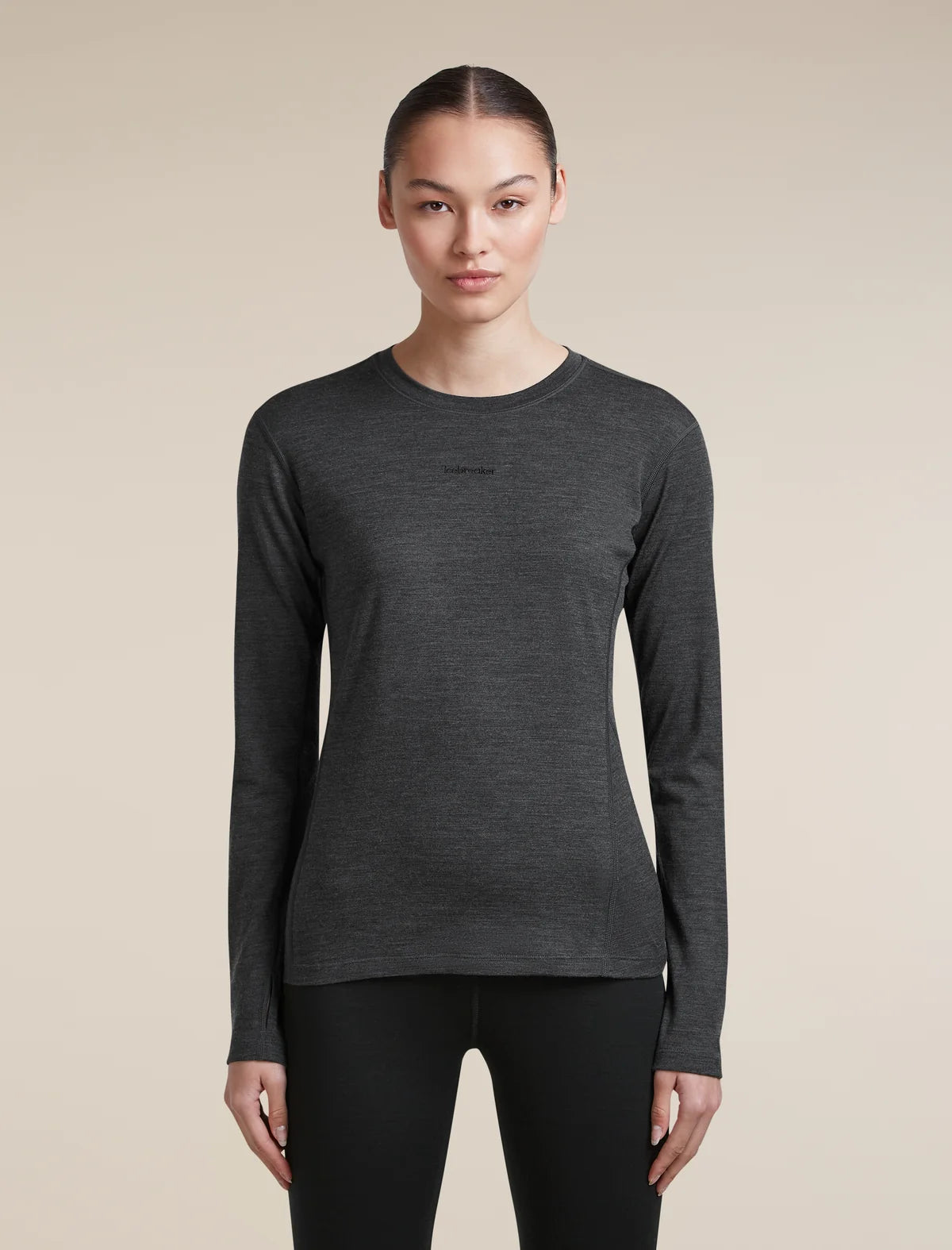 Icebreaker Womens 200 MerinoFine Ace LS Crewe
