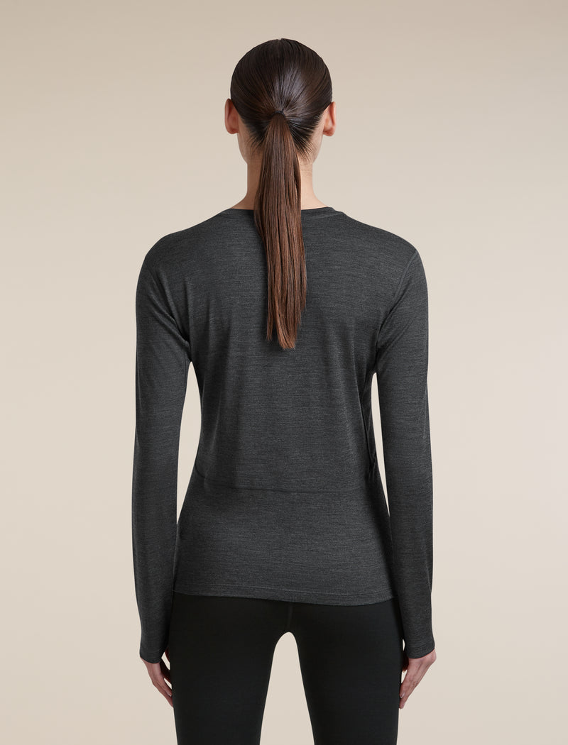 Icebreaker Womens 200 MerinoFine Ace LS Crewe