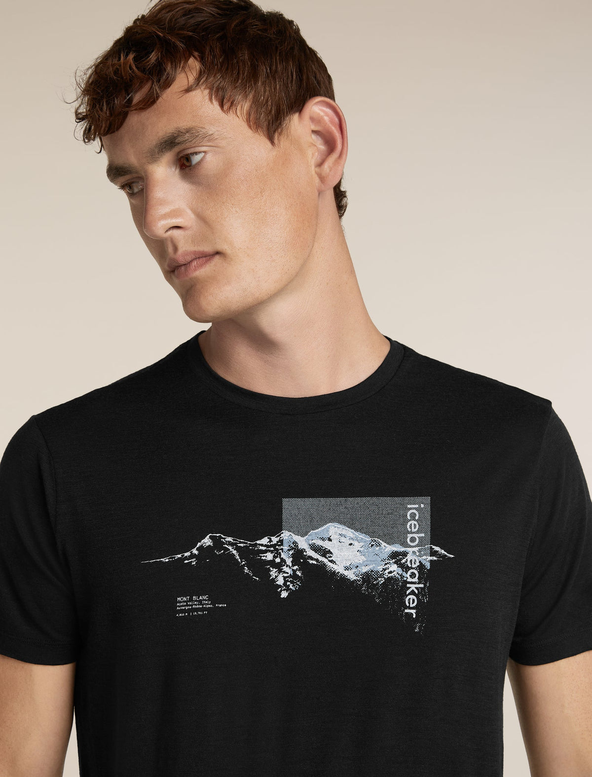 Icebreaker Mens Merino 150 Tech Lite SS Tee Pure Altitude