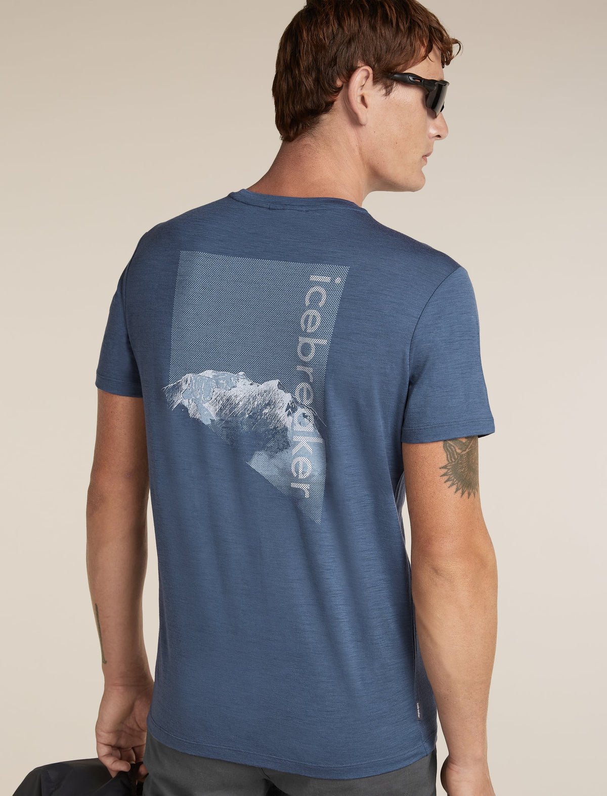 Icebreaker Mens Merino 150 Tech Lite SS Tee Pure Altitude