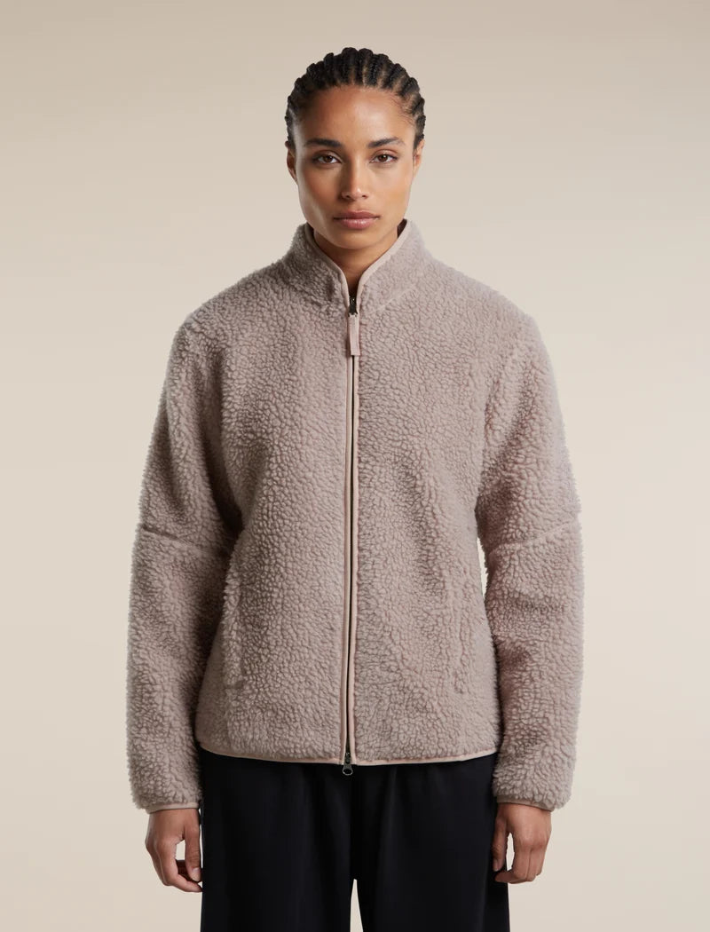 Icebreaker Womens Merino Blend 960 RealFleece High Pile LS Zip