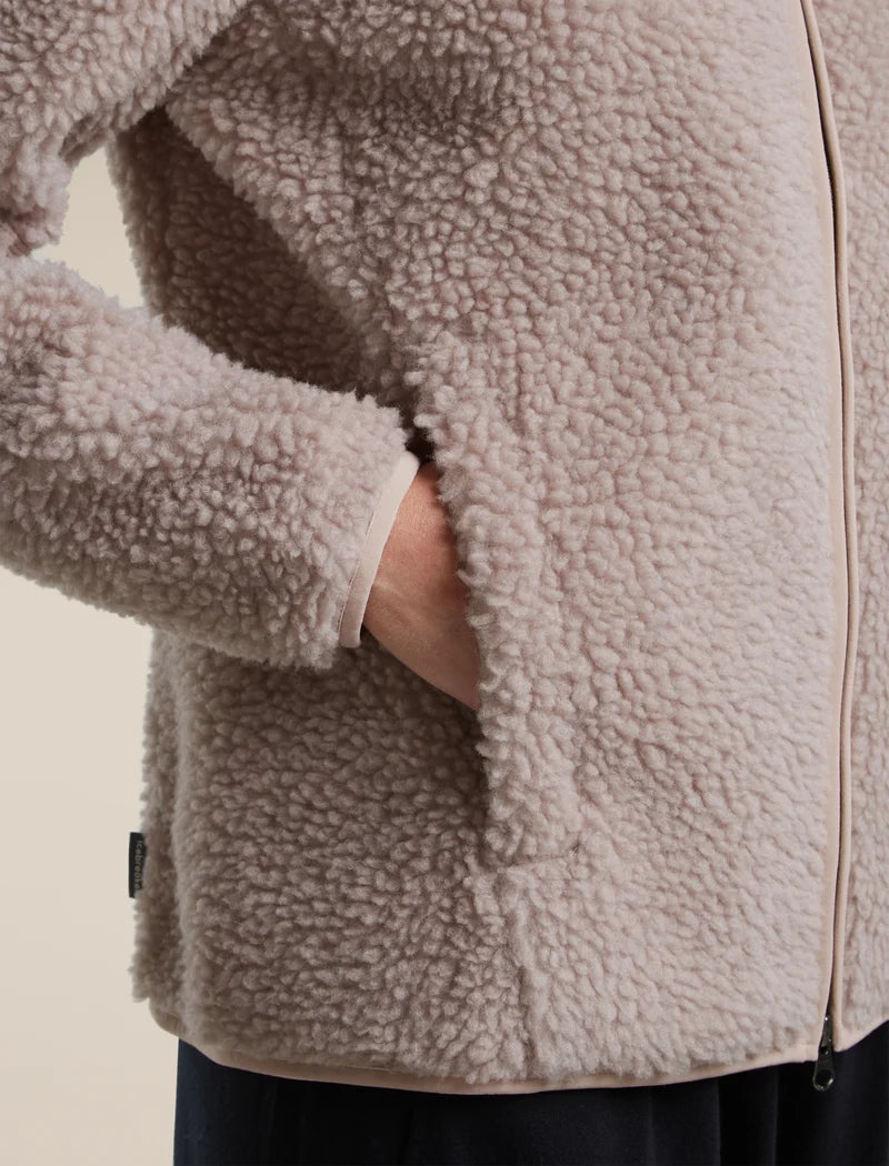 Icebreaker Womens Merino Blend 960 RealFleece High Pile LS Zip