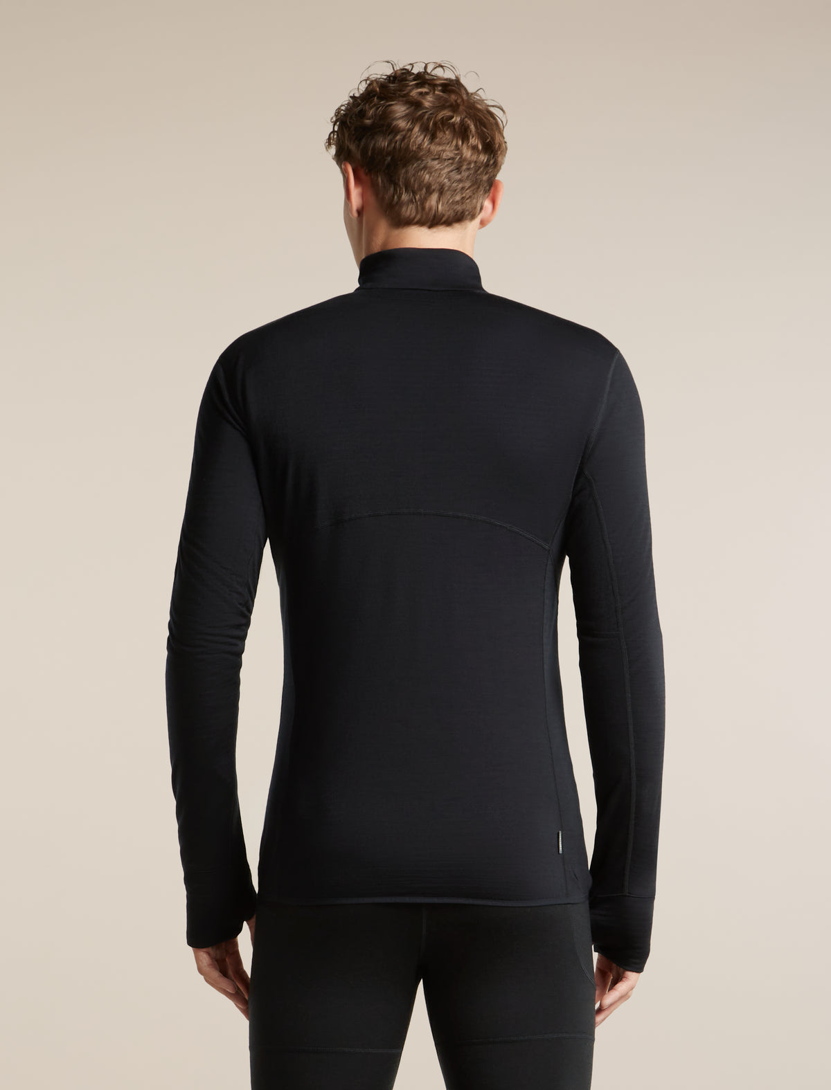 Icebreaker Mens Merino 200 Realfleece Descender LS Half