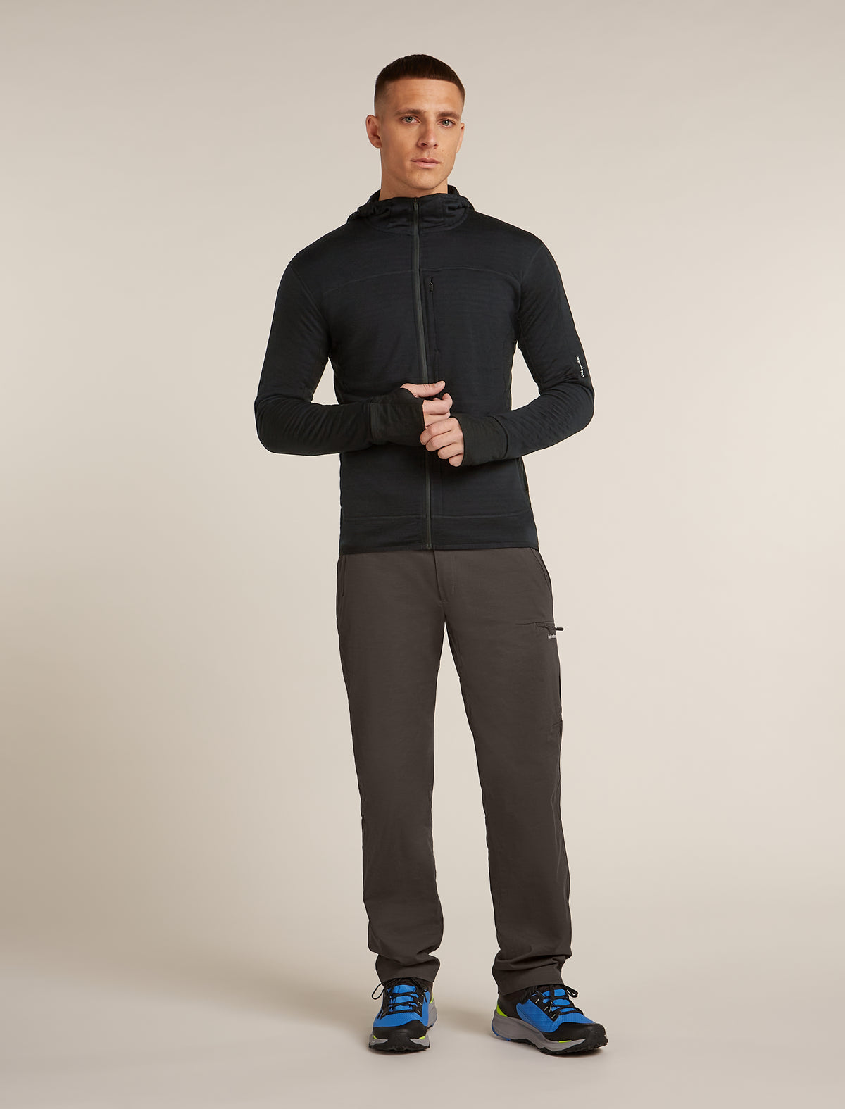 Icebreaker Mens Merino 300 RF Descend LS Zip Hoodie