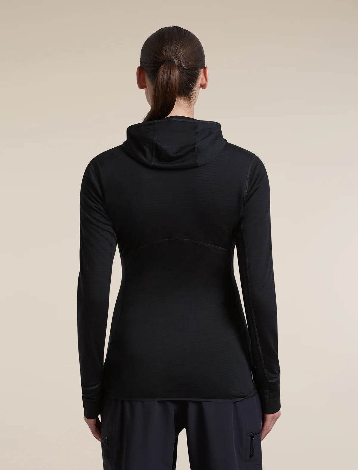 Icebreaker Womens Merino 200 Realfleece Descender LS Zip Hood