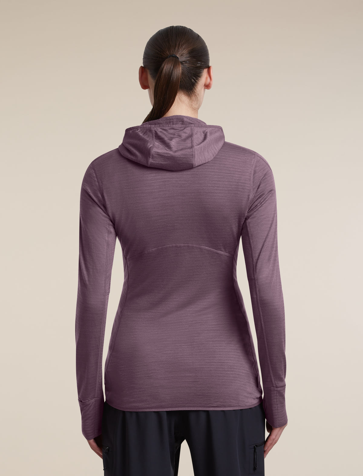 Icebreaker Womens Merino 200 Realfleece Descender LS Zip Hood