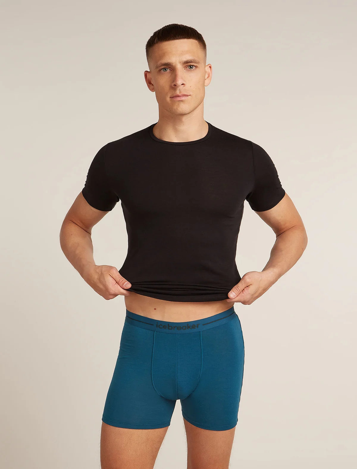 Icebreaker Mens Merino 150 Anatomica Boxers Snow Day