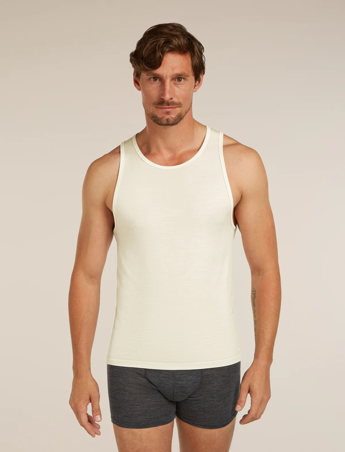 Icebreaker Mens Merino 150 Anatomica Tank UNDYED