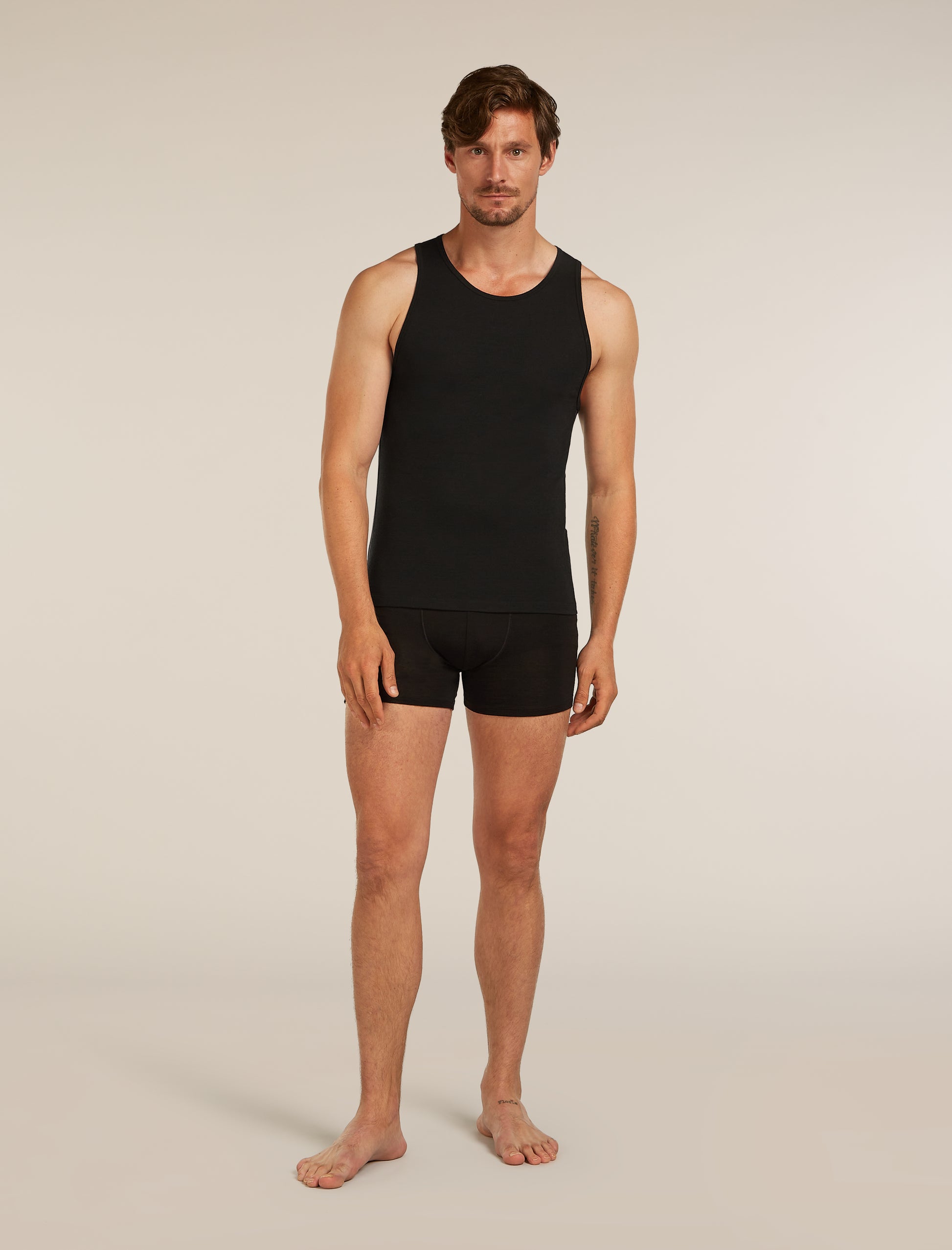 Icebreaker Mens Merino 150 Anatomica Tank 2XL UNDYED