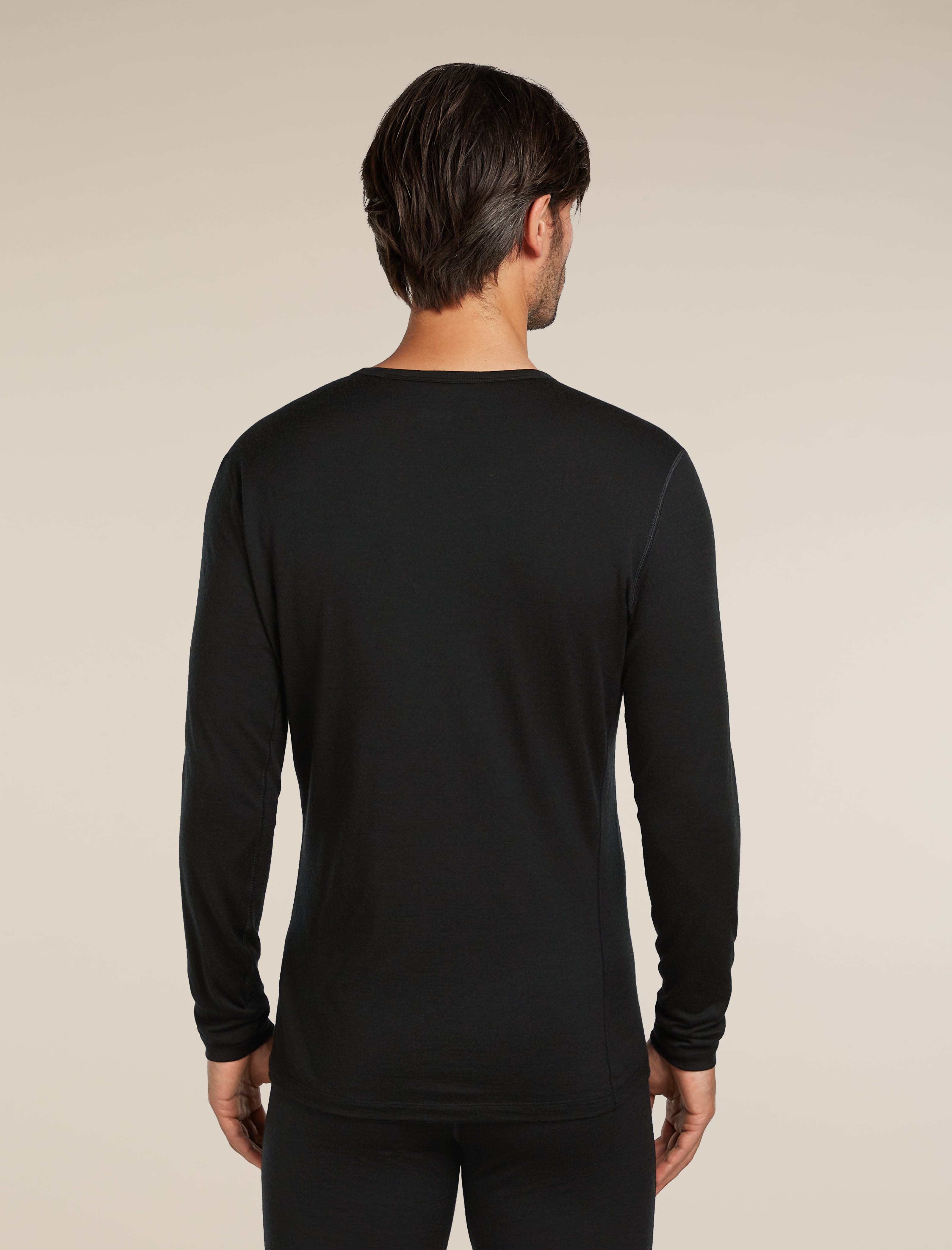 Icebreaker Mens Merino 200 Oasis LS Crewe