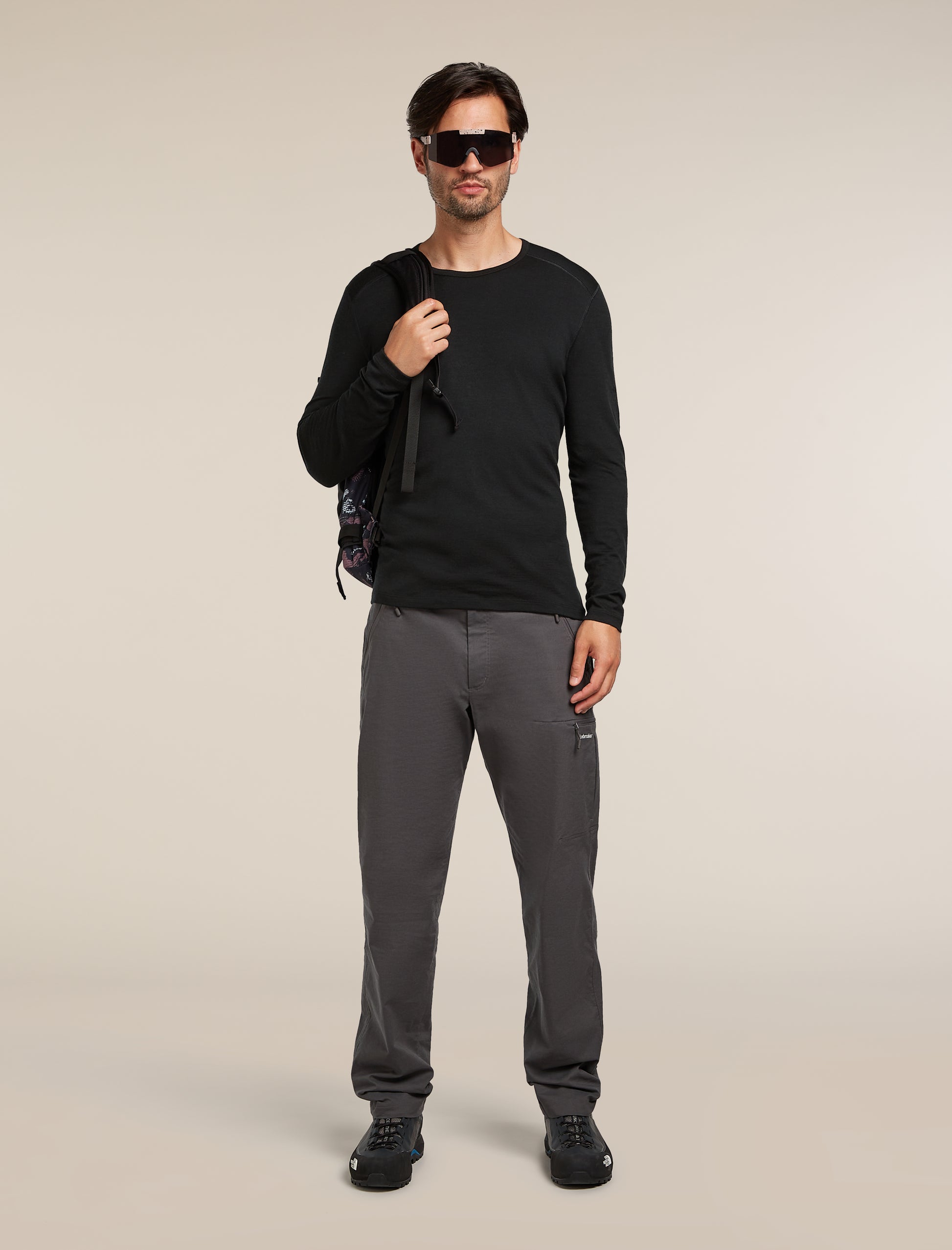 Icebreaker Mens Merino 200 Oasis LS Crewe