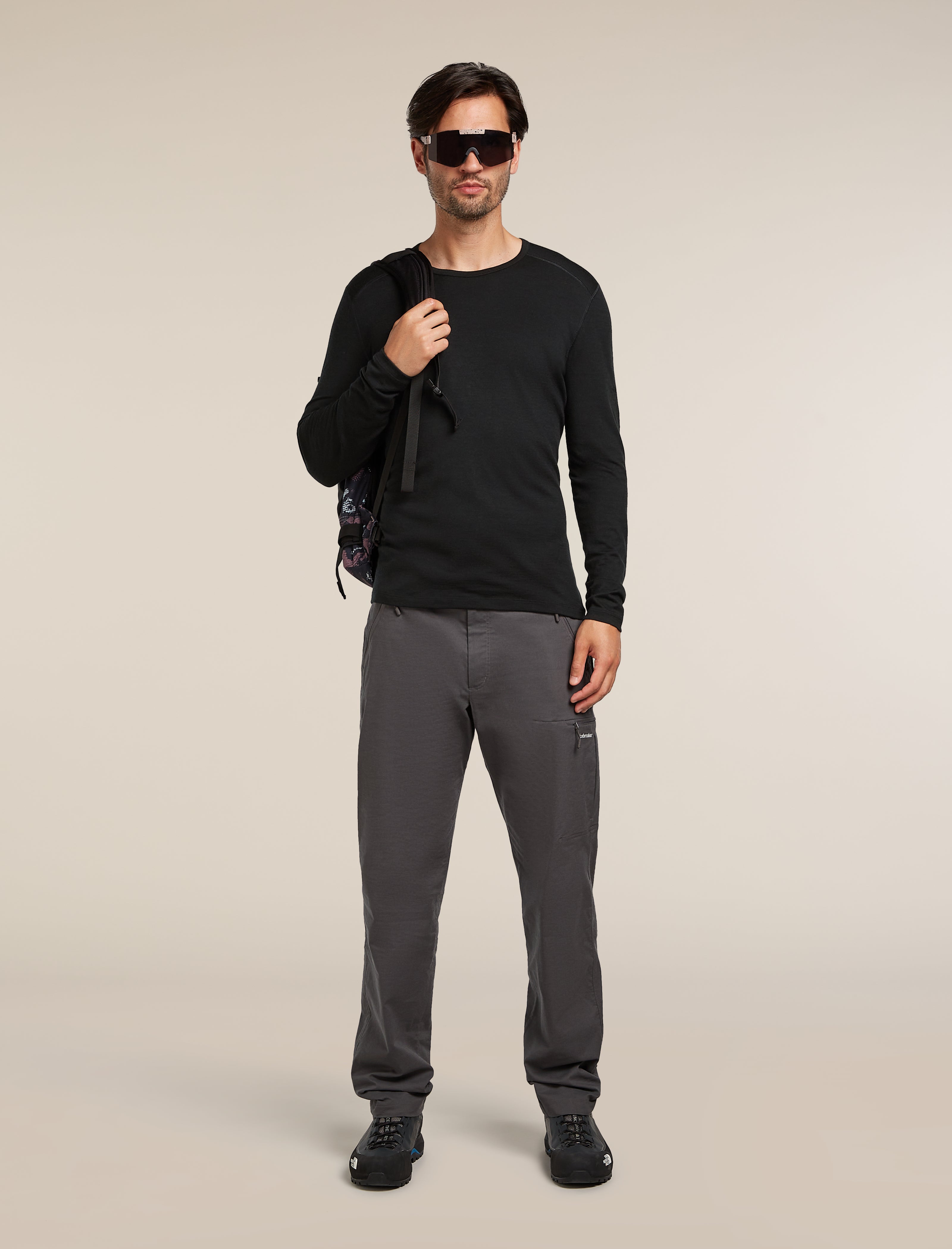 Icebreaker Mens Merino 200 Oasis LS Crewe