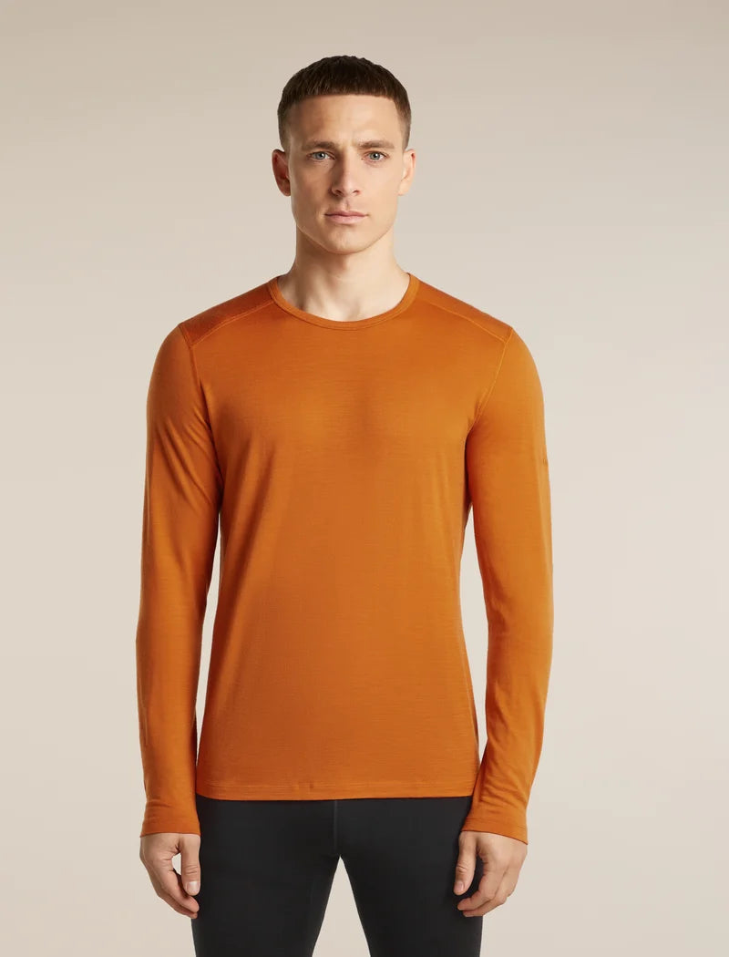 Icebreaker Mens Merino 200 Oasis LS Crewe Spice
