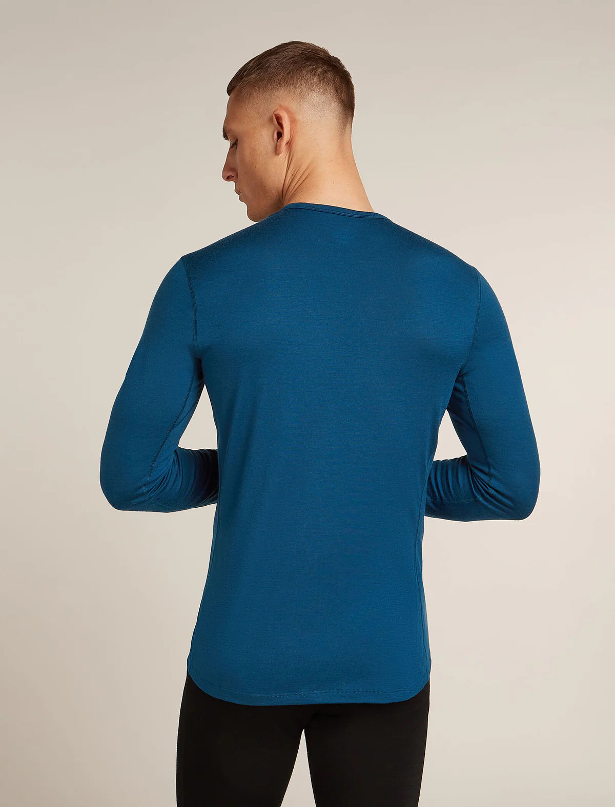 Icebreaker Mens Merino 200 Oasis LS Crewe Icebreaker