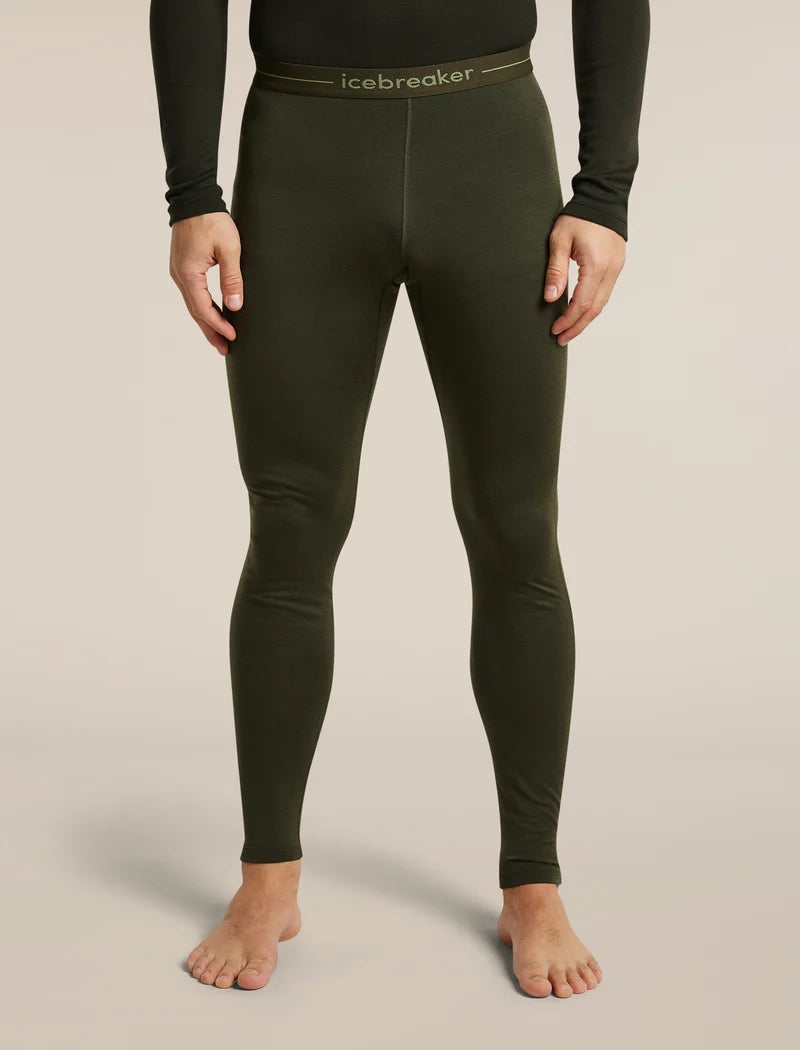 Icebreaker Mens Merino 200 Oasis Leggings Dark Loden