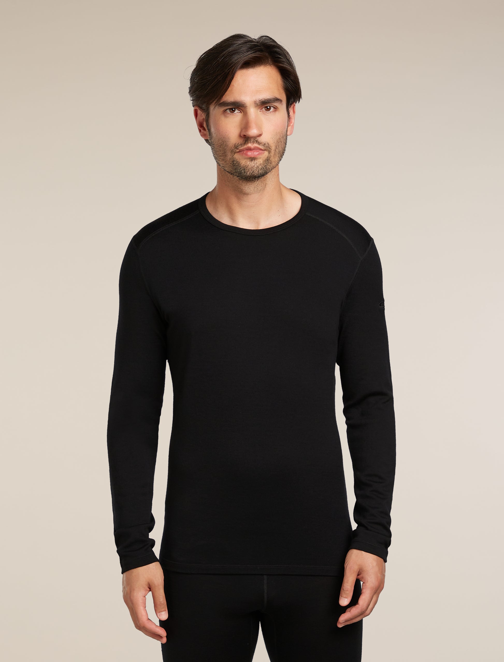 Icebreaker Mens Merino 260 Tech LS Crewe Black