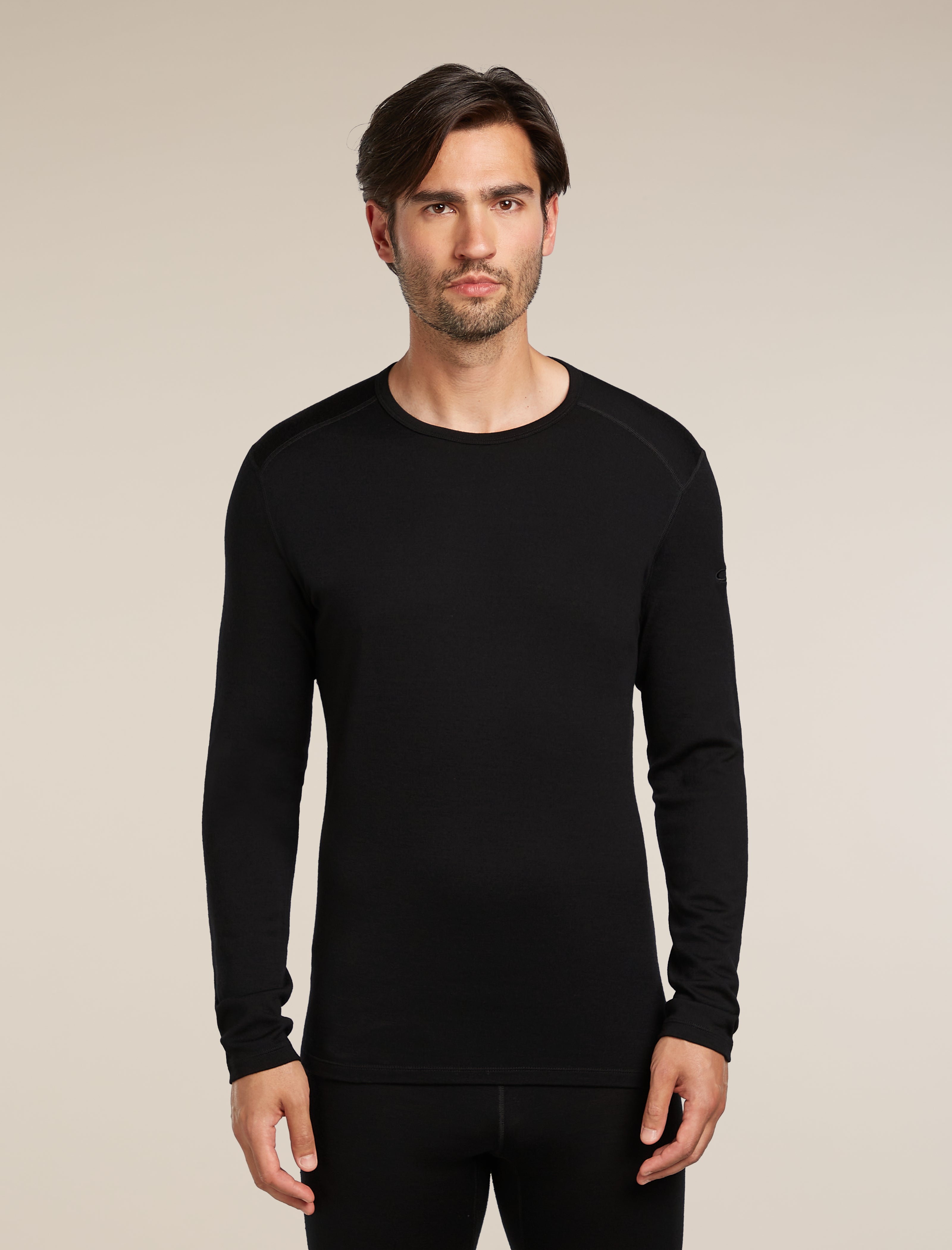 Icebreaker Mens Merino 260 Tech LS Crewe Black